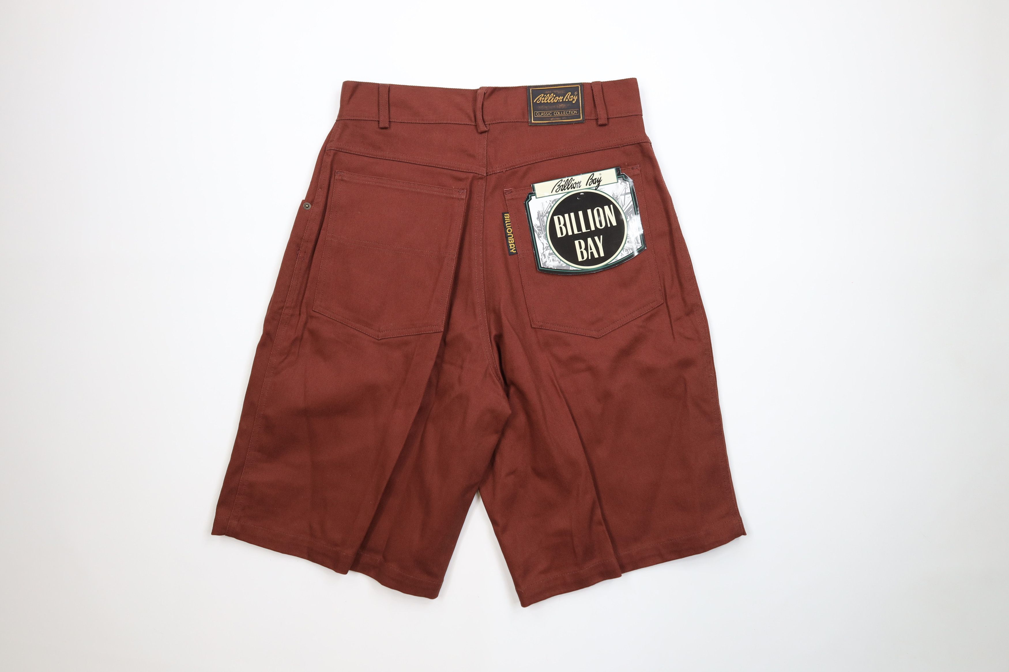 Vintage Deadstock Vintage 90s Streetwear Loose Fit Shorts Red Cotton Size US 32 / EU 48 - 10 Thumbnail