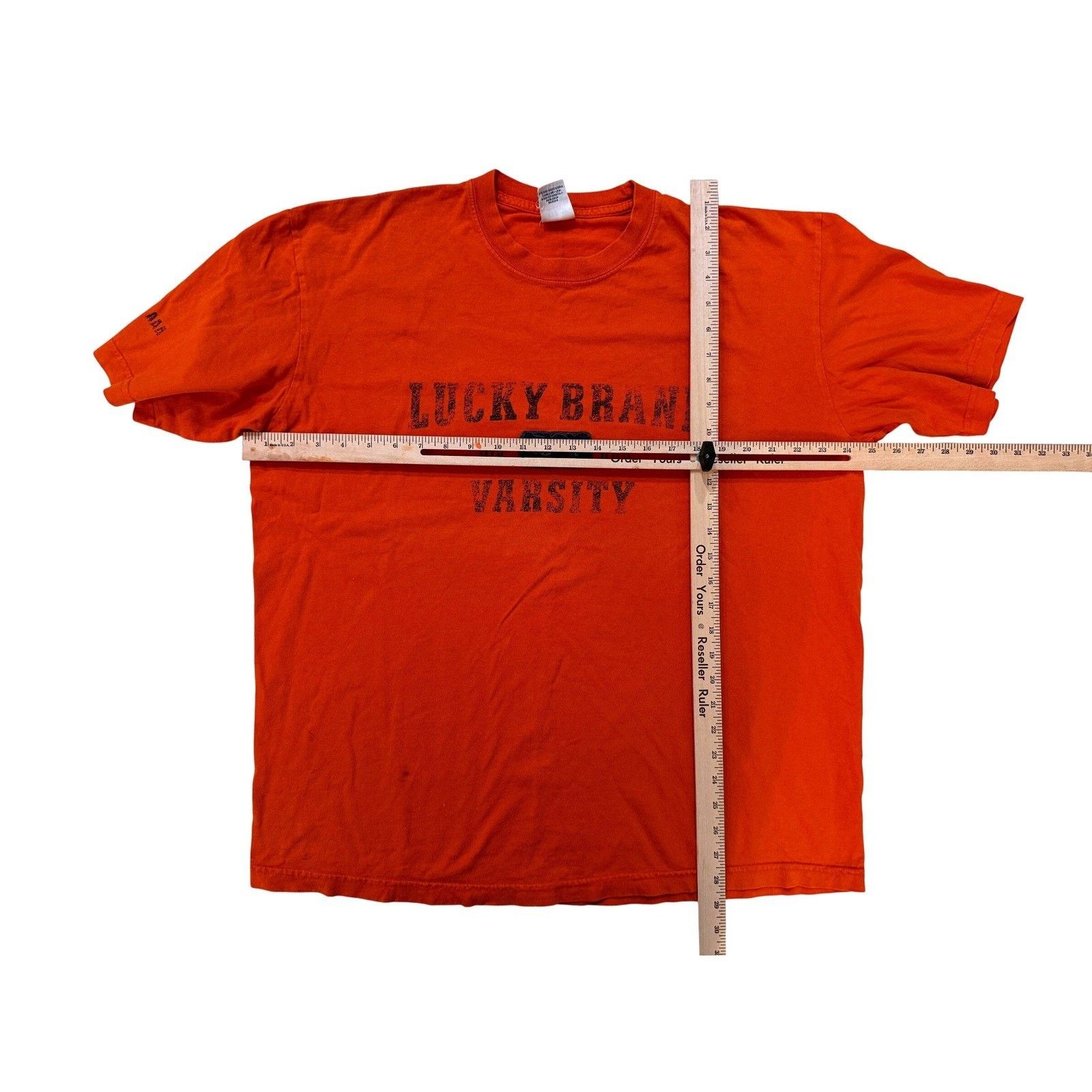 Lucky Brand Vintage Lucky Brand T-Shirt Men's LG Patch Sleeve USA Y2K Size US L / EU 52-54 / 3 - 7 Thumbnail