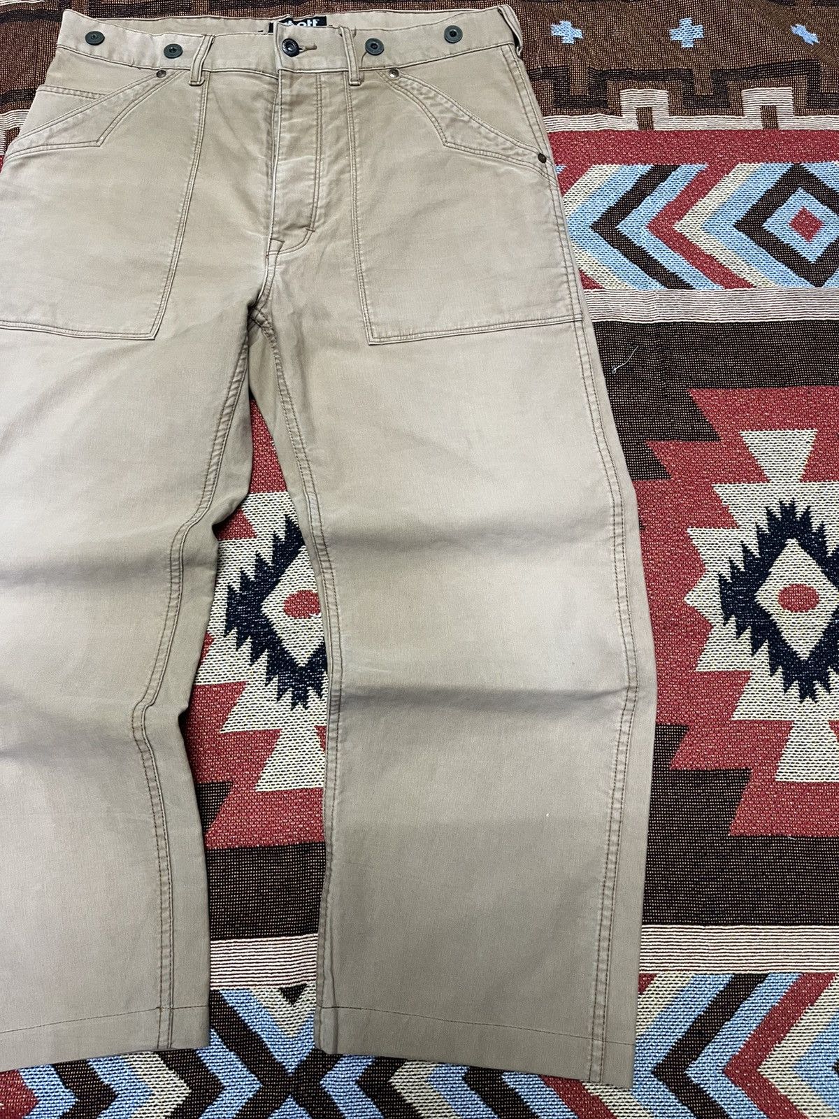 Schott 💀Vtg Schott Nyc Fatigue pants💀 Size US 34 / EU 50 - 3 Thumbnail