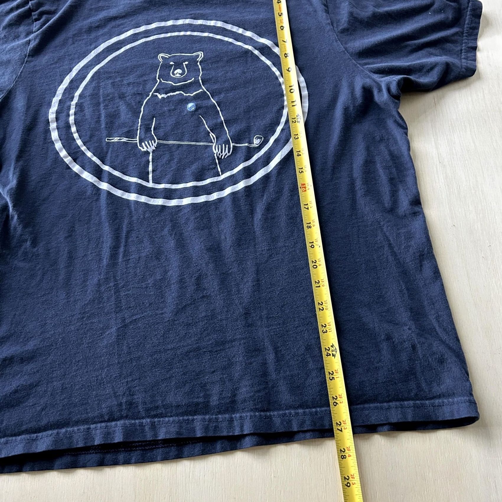 Vintage Extracurricular Chicago Bear Golf Shirt Mens XL Blue Graphic Tee T-Shirt Size US XL / EU 56 / 4 - 5 Thumbnail