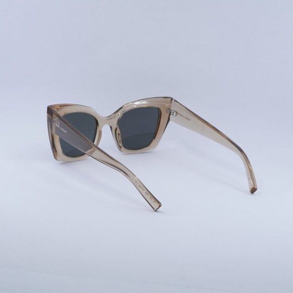 Saint Laurent Paris 🕶️ New Saint Laurent SL552 006 Sunglasses - Nude Frame Size ONE SIZE - 4 Thumbnail