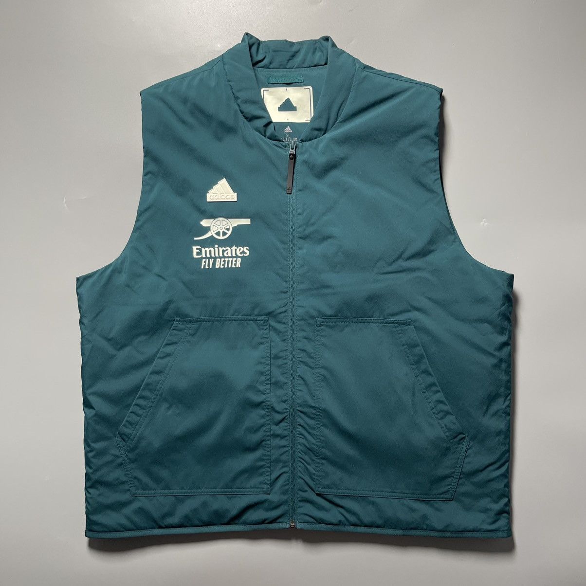 Nike × Vintage ARSENAL ADIDAS 2023/2024 FOOTBALL PRE MATCH TRAINING VEST Size US XL / EU 56 / 4 - 1 Thumbnail