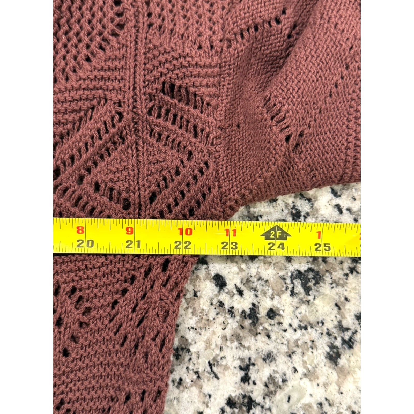 Free People VINTAGE Free People Beach Islamorada Maxi Crochet Dress Women Large Brown Cotton Summer Size L / US 10 / IT 46 - 5 Thumbnail