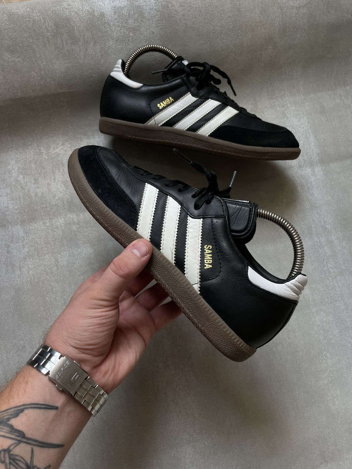 adidas gazelle silver green womens adidas Men's Samba Classic White/Black – Azteca Soccer main image 1