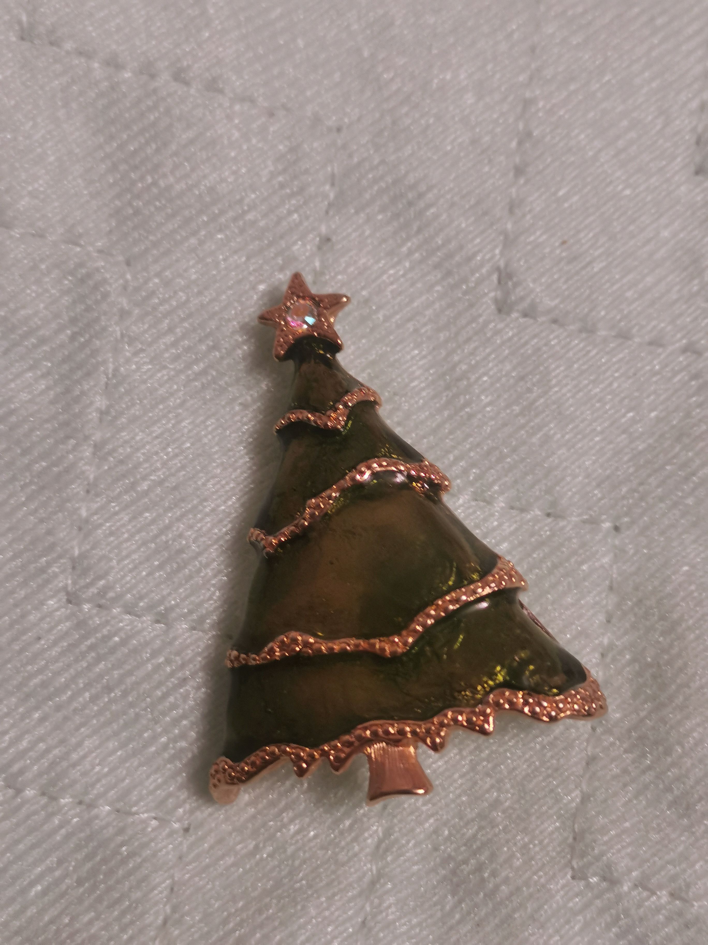 Jewelry Green Christmas tree brooch Size ONE SIZE - 1 Preview