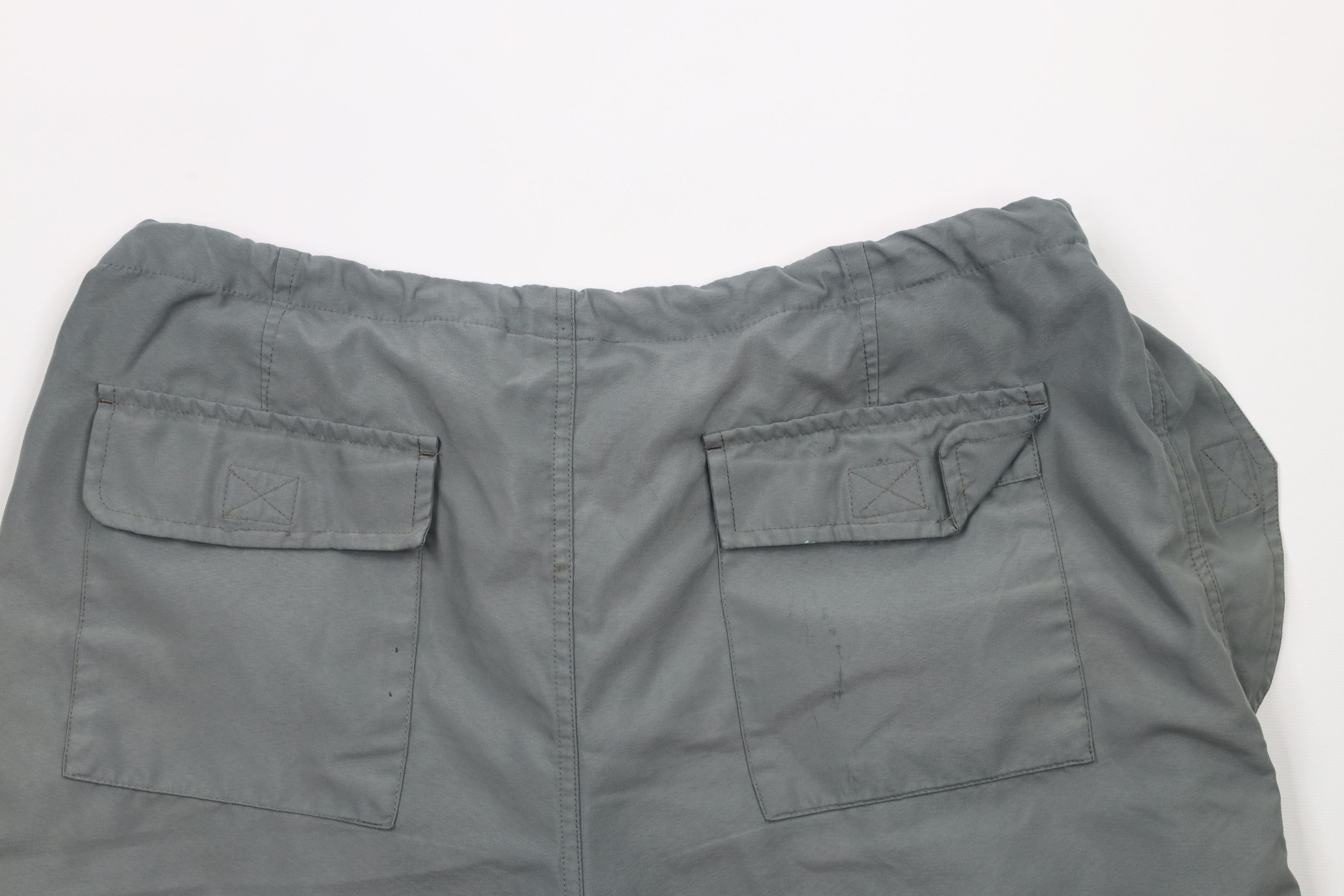 Gap × Vintage Vintage Gap Baggy Fit Microfiber Shorts Gray Polyester Size US 32 / EU 48 - 11 Thumbnail