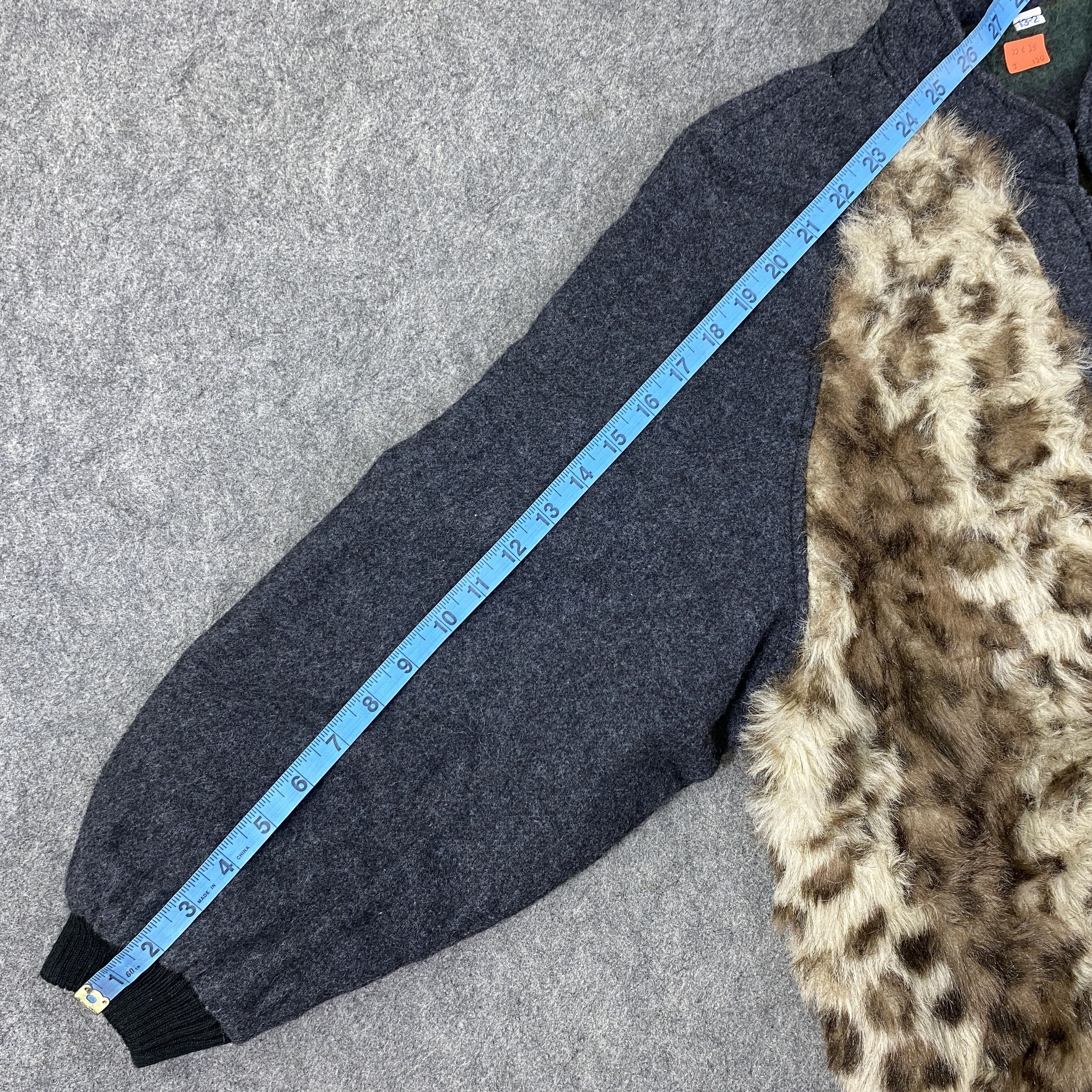 Hysteric Glamour Vintage Japanese Brand Wool And Leopard Jacket -J120 Size US M / EU 48-50 / 2 - 6 Thumbnail