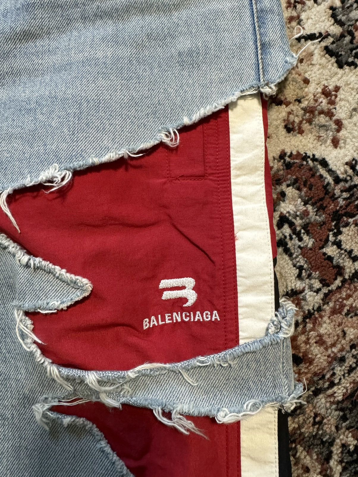 Balenciaga Balenciaga Slashed Hybrid Denim Size US 32 / EU 48 - 5 Thumbnail