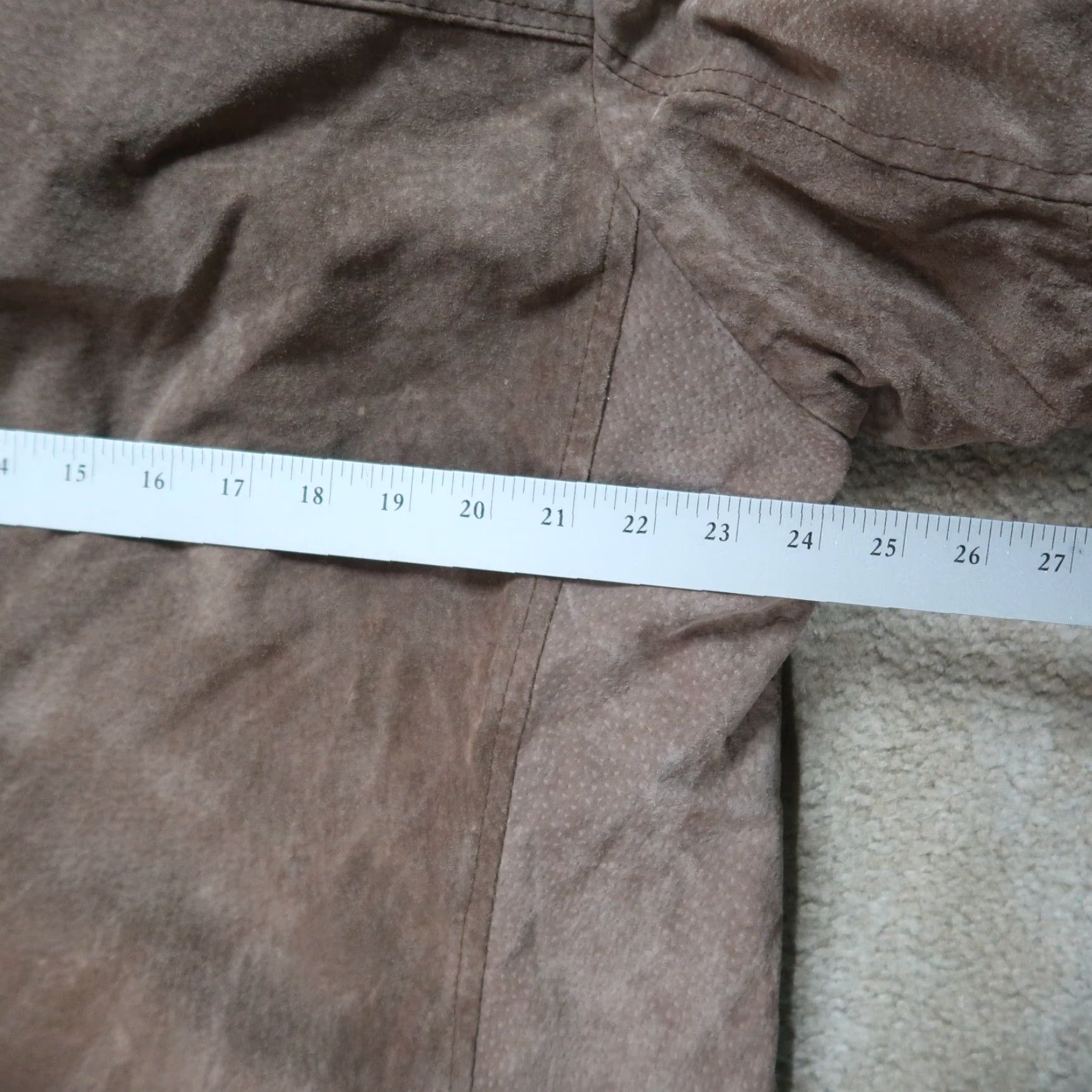 Marlboro VINTAGE House Of Peerless Coat Suede with Faux Fur Interior Men’s 44 Beige Cowboy 70s Long Overcoat Size US S / EU 44-46 / 1 - 7 Thumbnail