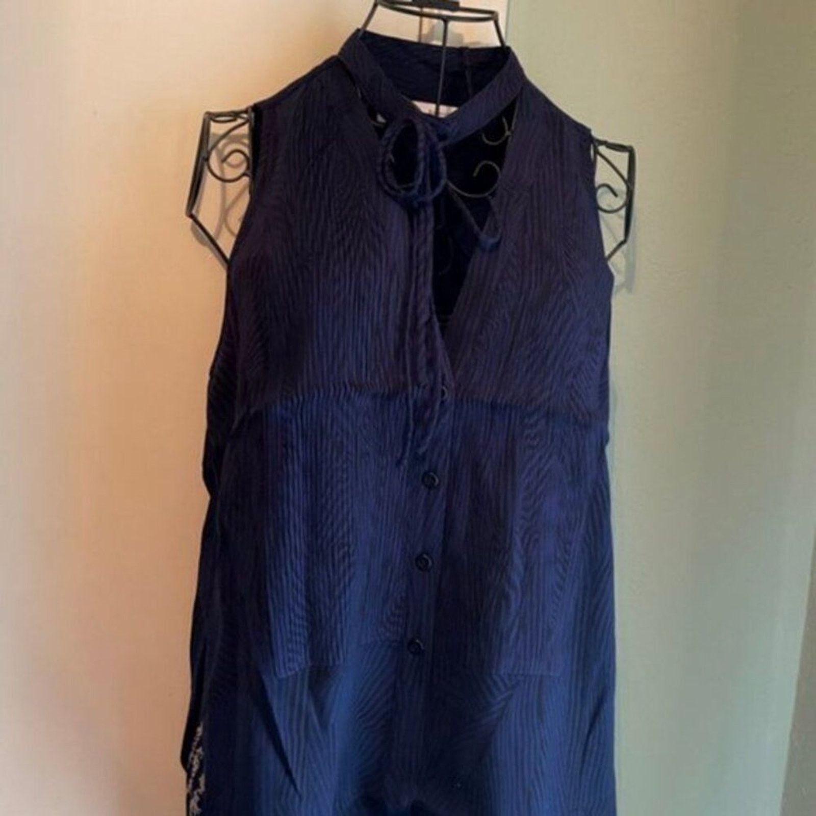 Proenza Schouler Proenza Schouler Printed Georgette Tie Front Top size 6 Size M / US 6-8 / IT 42-44 - 3 Thumbnail