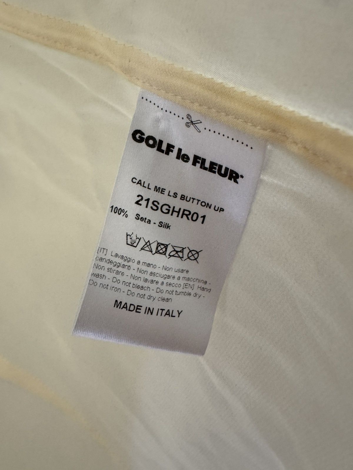 Golf le Fleur Golf Le Fleur Call Me Longsleeve Button Up Shirt Size US M / EU 48-50 / 2 - 17 Thumbnail