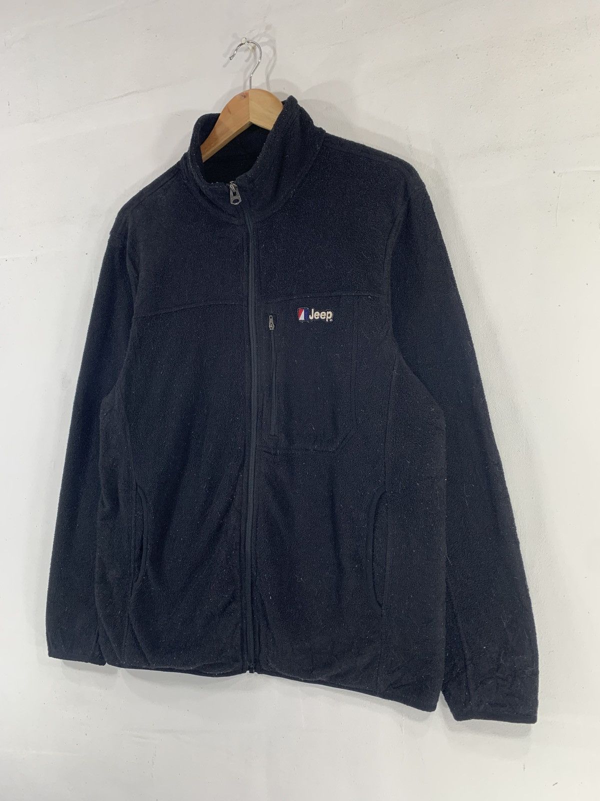 Jeep Jeep Fleece Black Jacket Full Zipper Size US L / EU 52-54 / 3 - 7 Thumbnail
