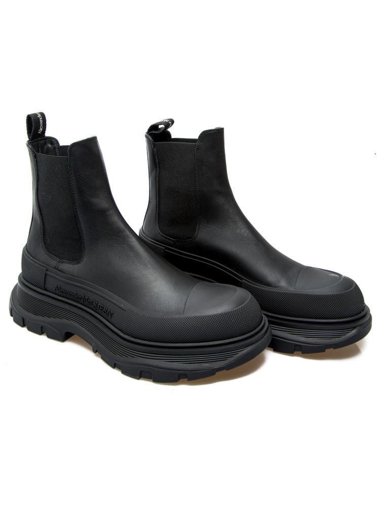 Alexander McQueen o1y1024 Ankle Boots in Black Size US 12 / EU 45 - 1 Thumbnail