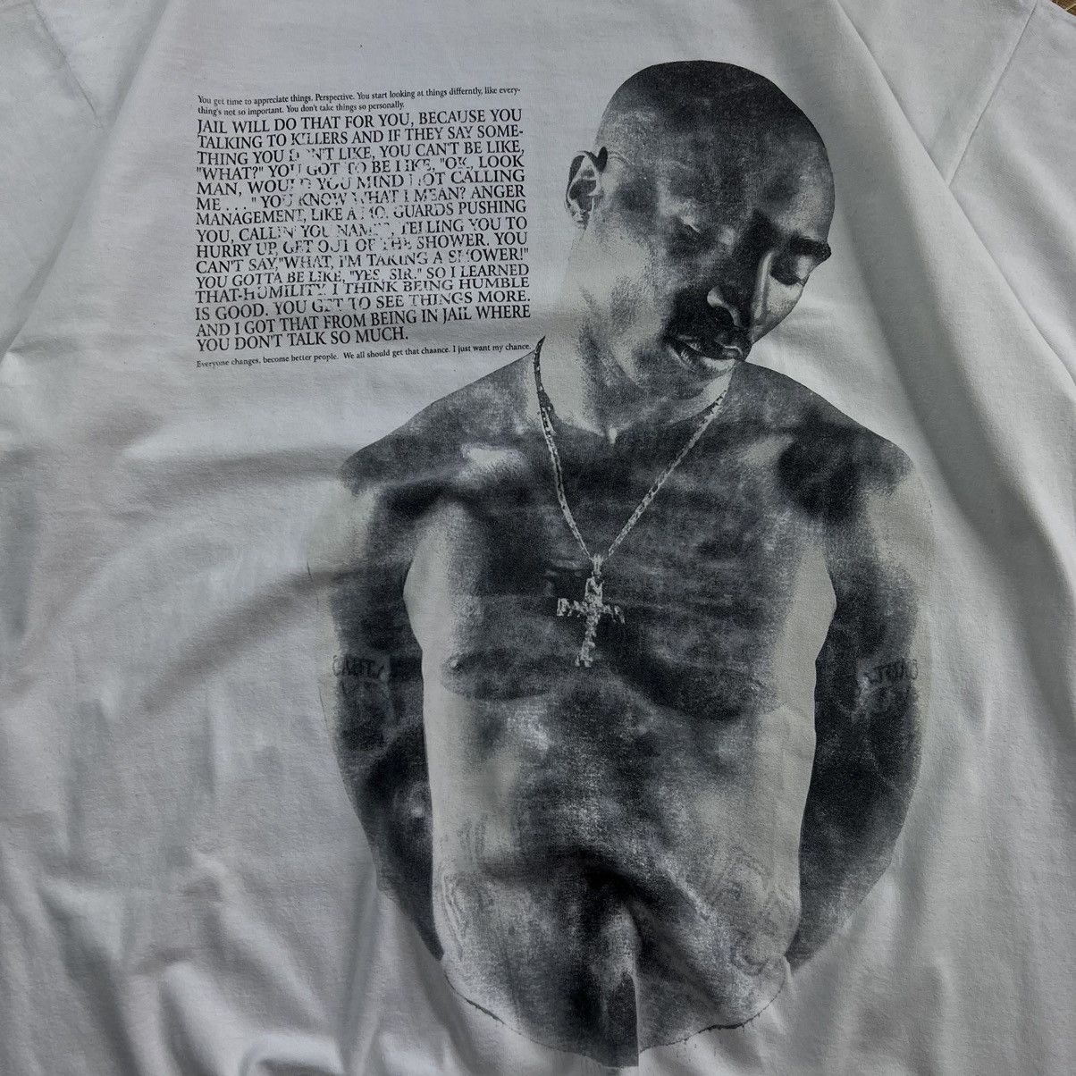 2PAC MEMORIAL RAP HIP HOP T-SHIRT JERSEY 2000S