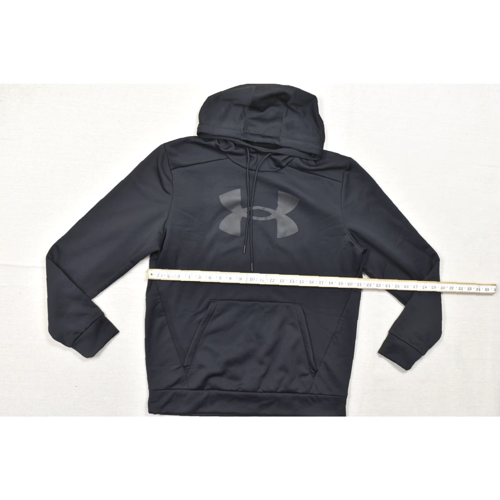 Under Armour Under Armour Men’s Size Medium Black Fleece Pullover Hoodie Logo Pullover Sweatshirt Winter Fall Spring Regular Fit Size US M / EU 48-50 / 2 - 3 Thumbnail
