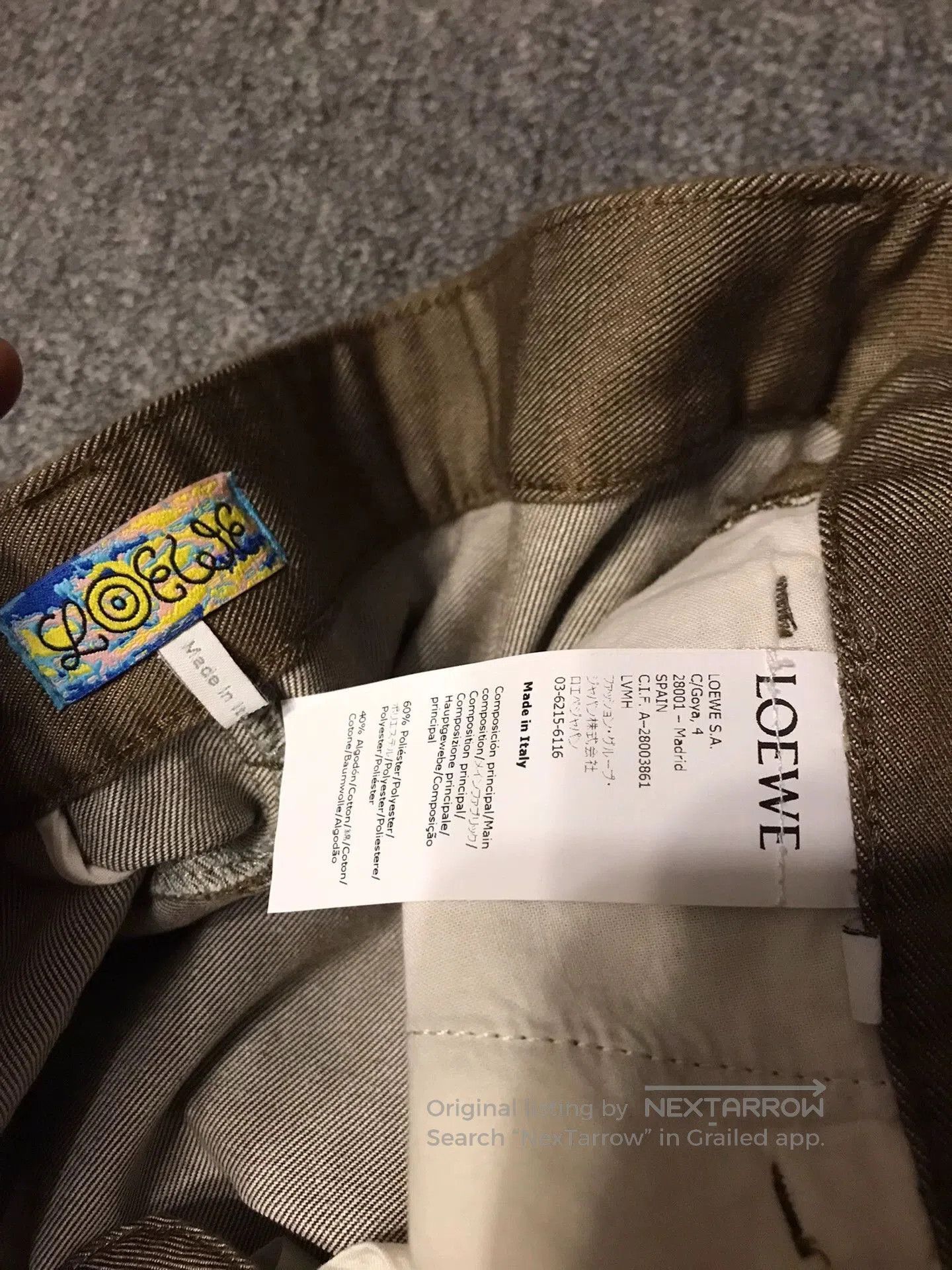 Loewe Loewe Three-Tone Cargo Pants. Size US 34 / EU 50 - 5 Thumbnail