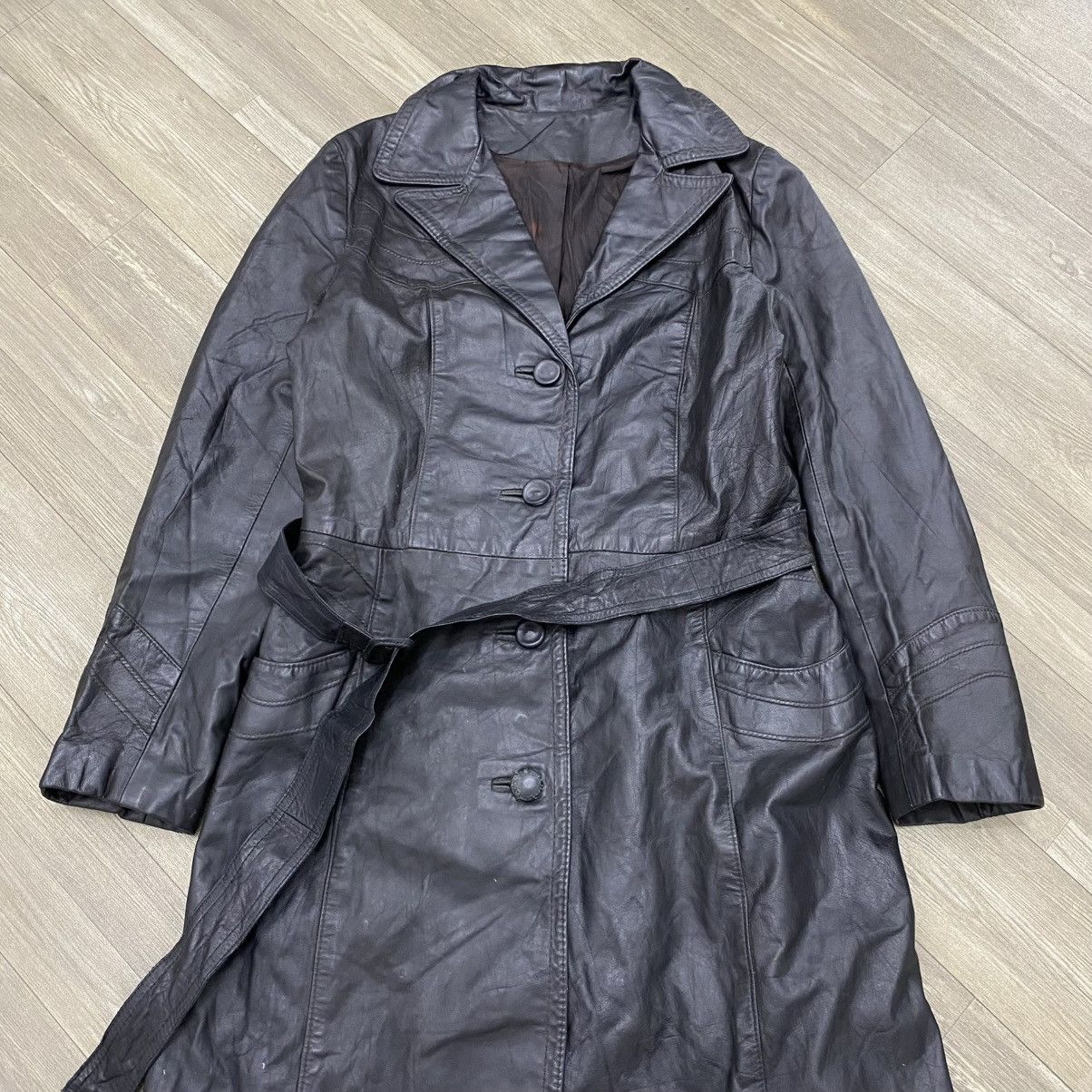 Yves Saint Laurent 90s Yves Saint Laurent Pour Homme Leather Hedi Slimane Coat Size US M / EU 48-50 / 2 - 3 Thumbnail