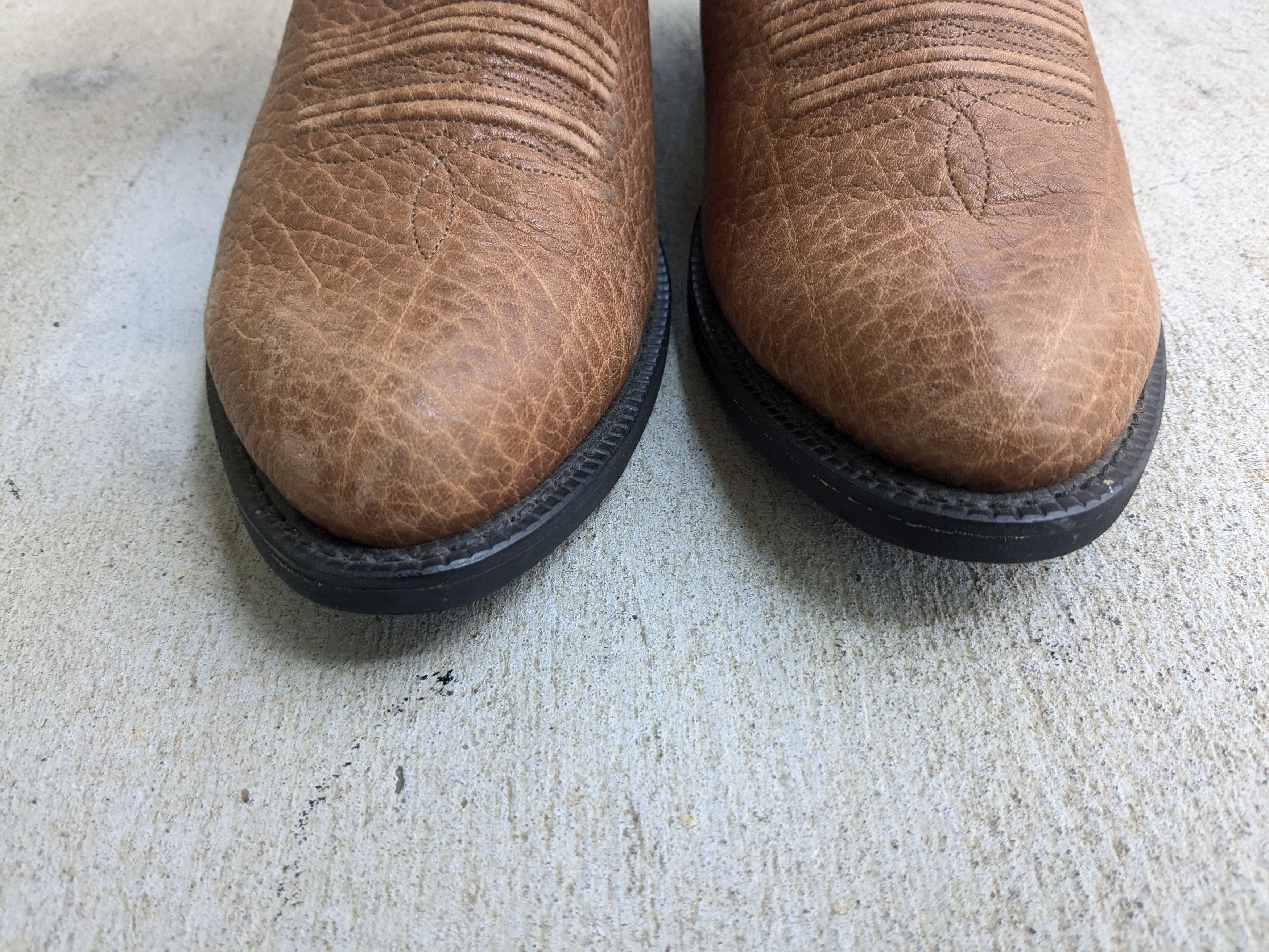 Ariat Ariat Cowboy Boots Brown 12 D Leather Tan Size US 12 / EU 45 - 2 Thumbnail