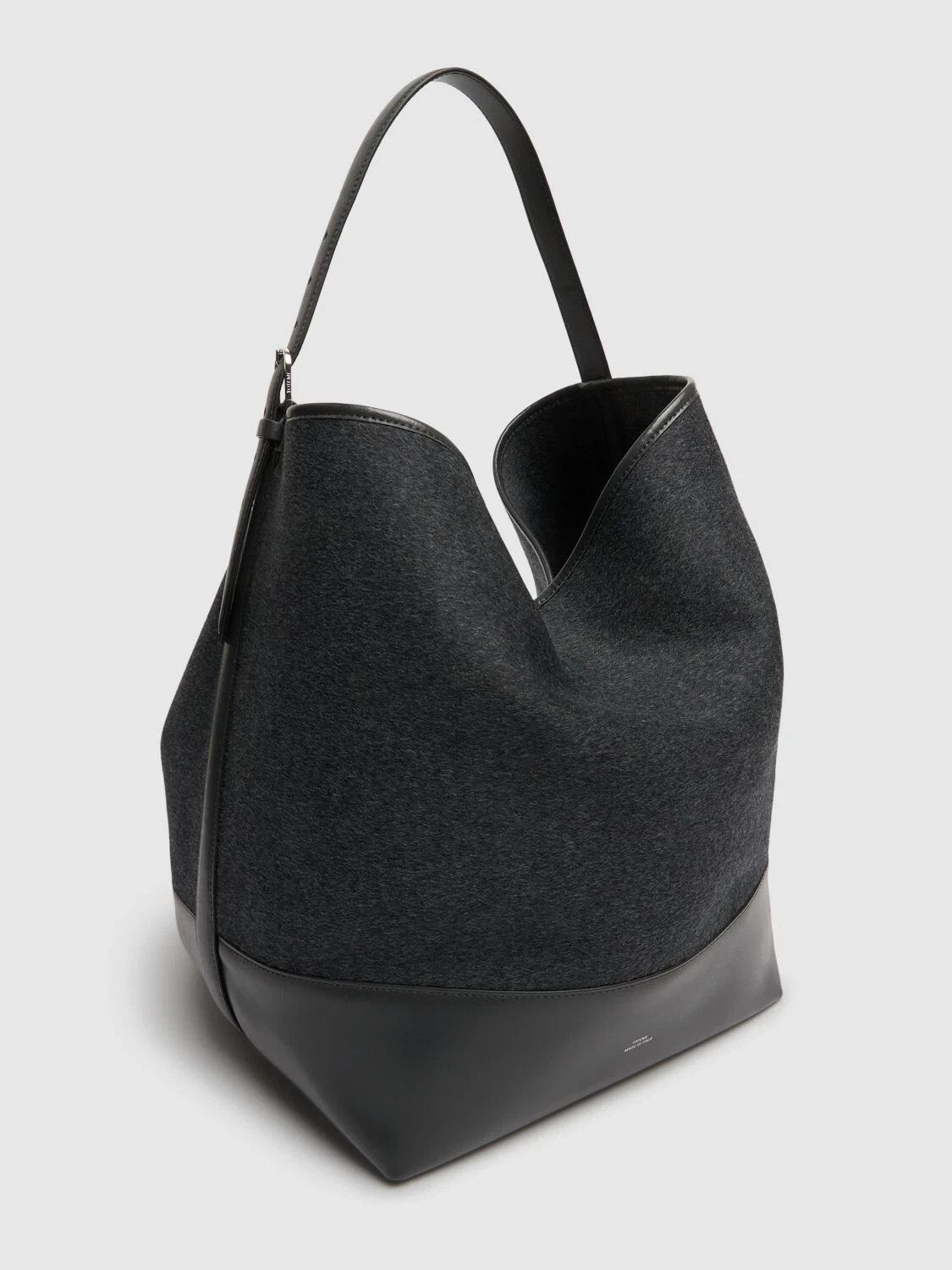Toteme TOTEME Belted Gray Wool Tote Bag New & Authentic Size ONE SIZE - 2 Thumbnail