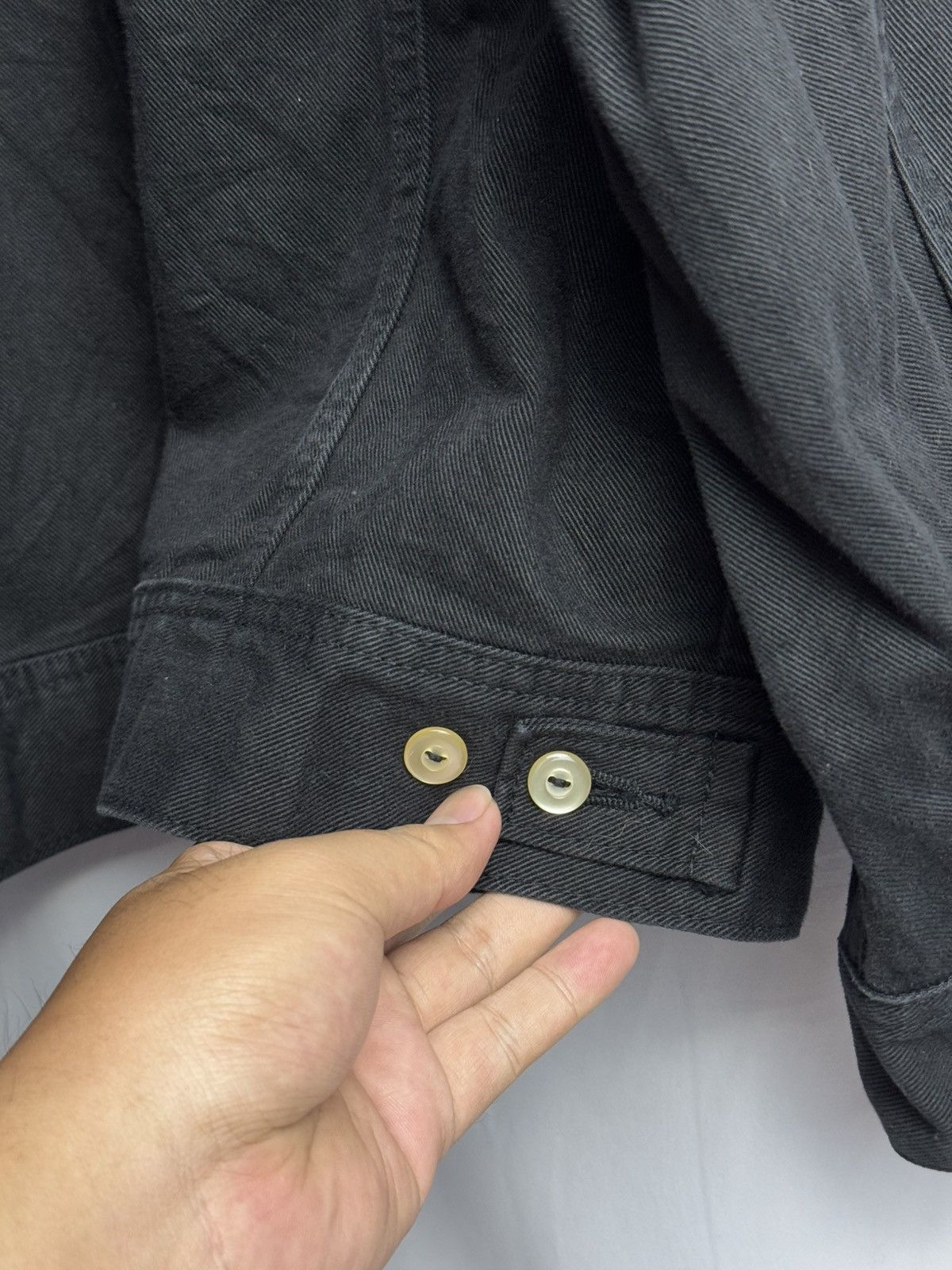 Japanese Brand × Lee × RRL Ralph Lauren LEE Type 2 Pocket Boxy Denim Black Jacket Size US M / EU 48-50 / 2 - 6 Thumbnail