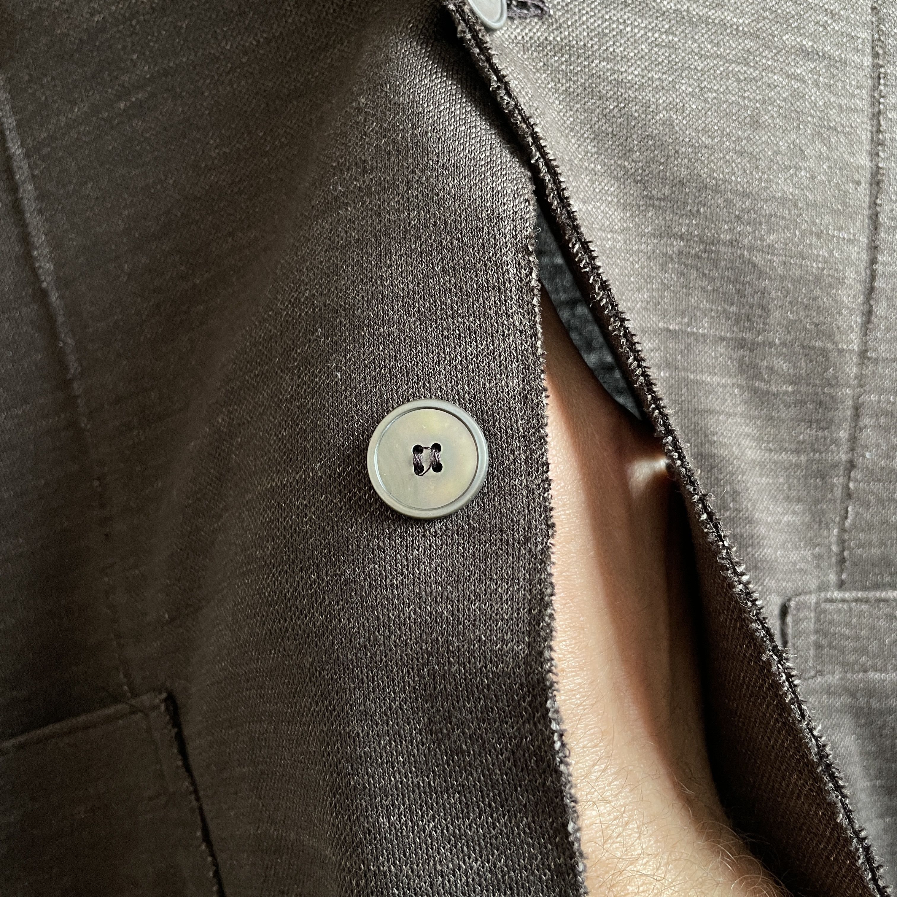 Harris Wharf London Harris Wharf London Linen/Cotton Unstructured Blazer Size 36R - 9 Thumbnail
