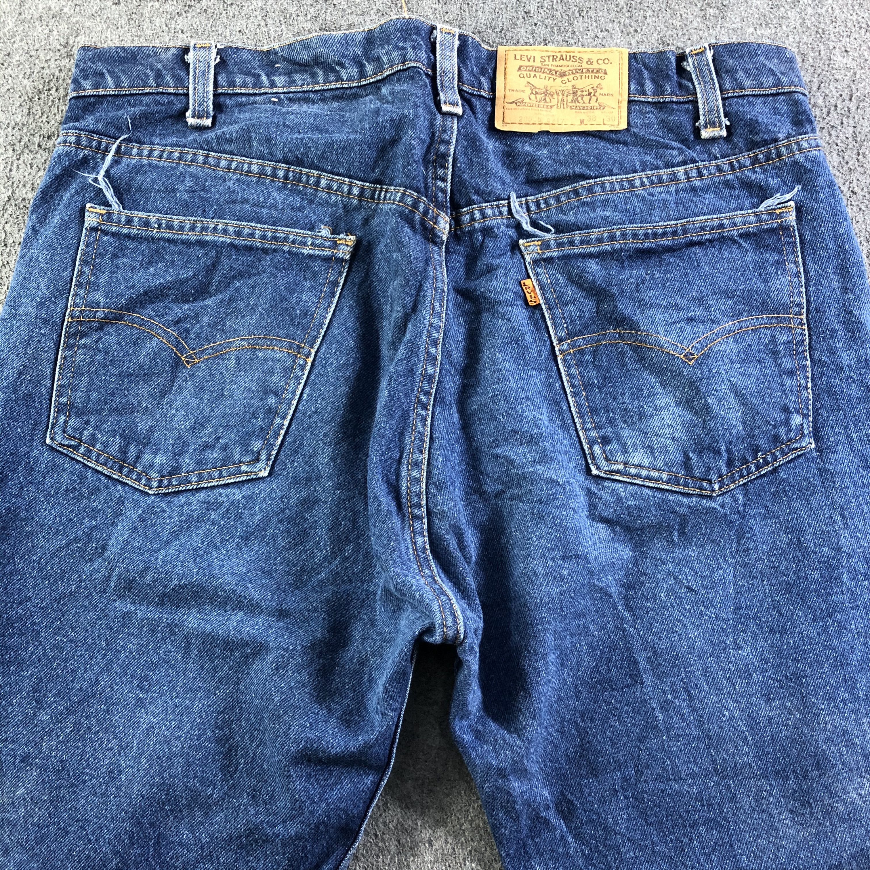 Levi's Vintage Blue Wash Levis 505 Jeans-J3494 Size US 37 - 4 Thumbnail