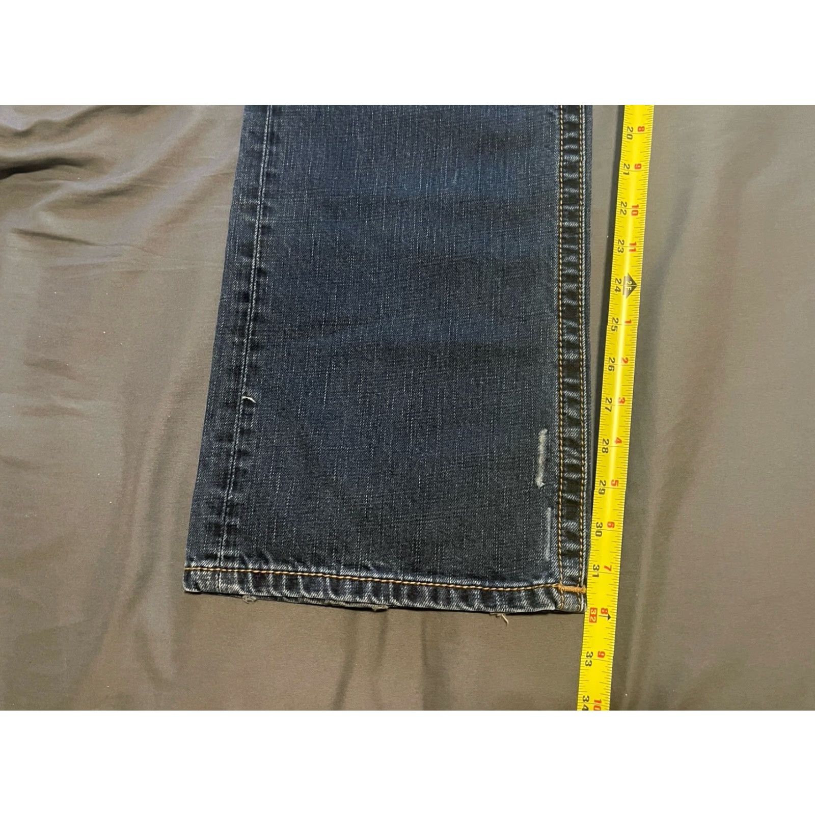 Affliction VINTAGE Affliction Men’s Denim Jeans Bed Style Relaxed Straight Size 36X32 Distressed 90s Biker Rock Size US 36 / EU 52 - 2 Thumbnail