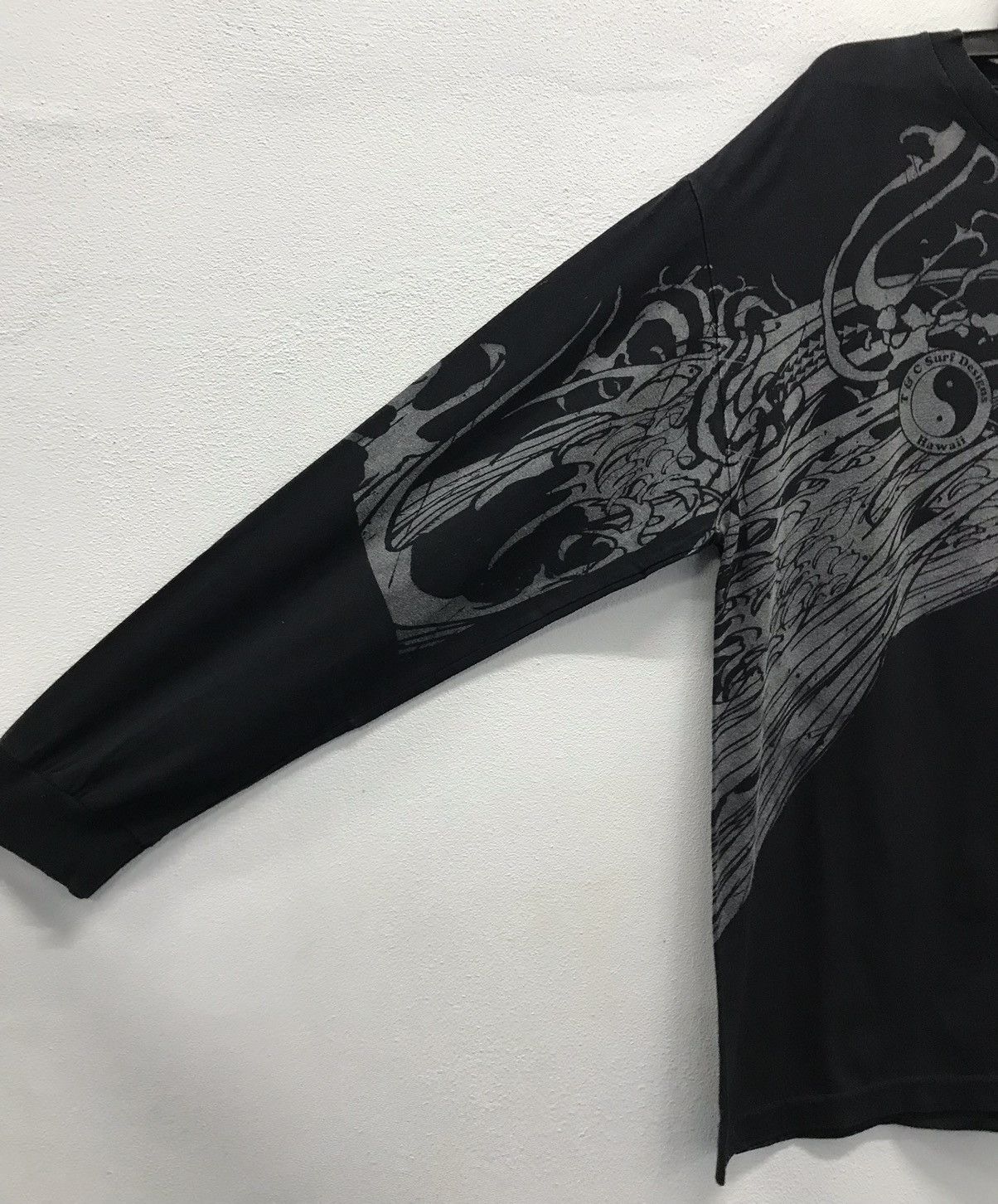 Japanese Brand × Vintage Vintage T&C Surf Hawaii Fish Koi Sukajan Long Sleeve Shirt Size US XL / EU 56 / 4 - 5 Thumbnail