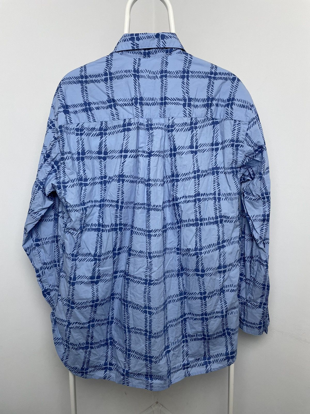 Marni × Uniqlo Marni Uniqlo Shirt Plaid Blue Size US XL / EU 56 / 4 - 5 Thumbnail
