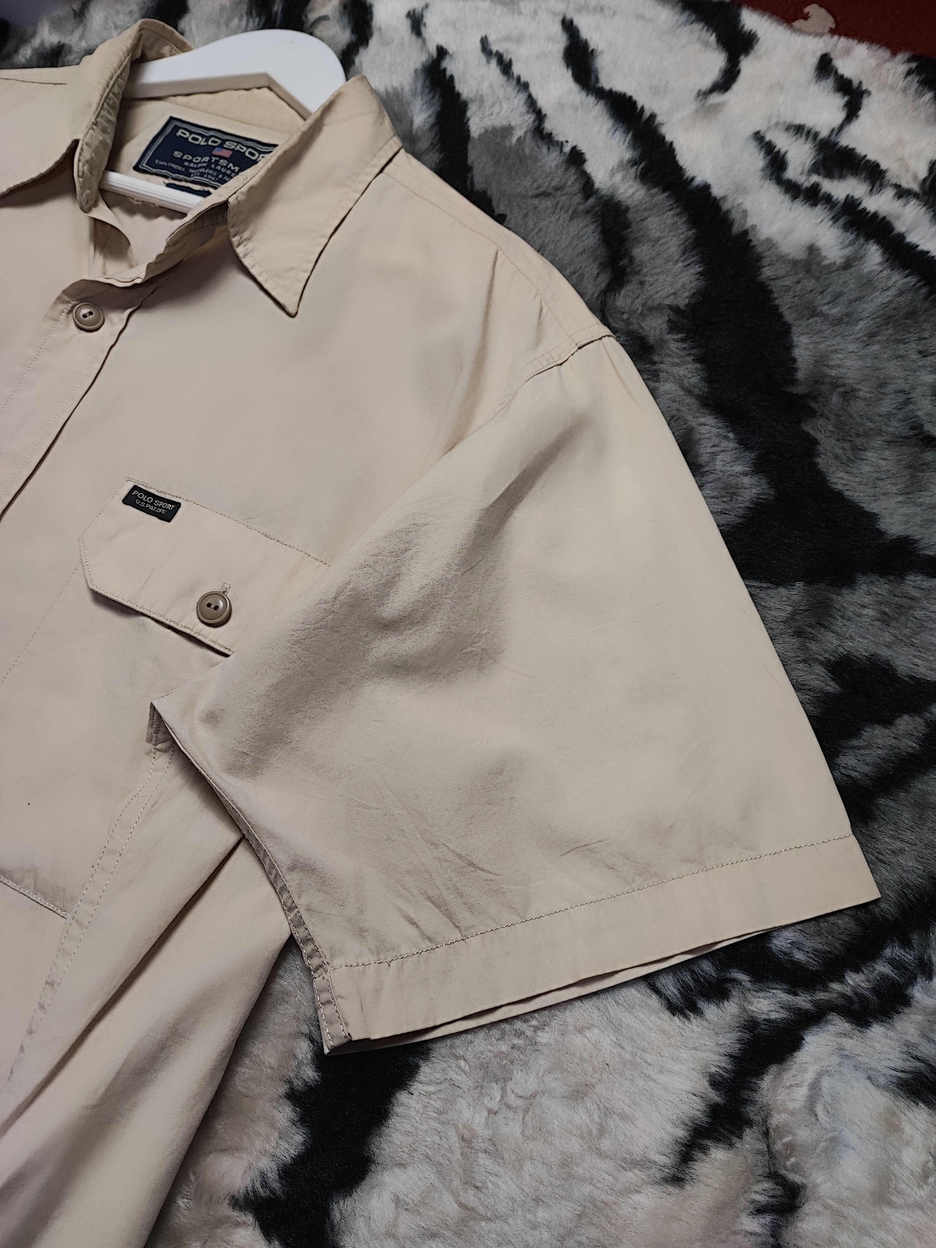Flannel × Polo Ralph Lauren × Vintage Thrashed Distressed Vintage Polo Ralph Lauren Oversized Size US L / EU 52-54 / 3 - 10 Thumbnail