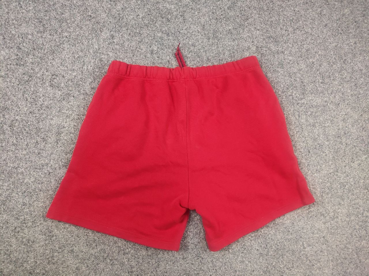 Nike Vintage 80's Nike Swoosh Logo Red Cotton Casual Shorts USA Size US 34 / EU 50 - 8 Thumbnail