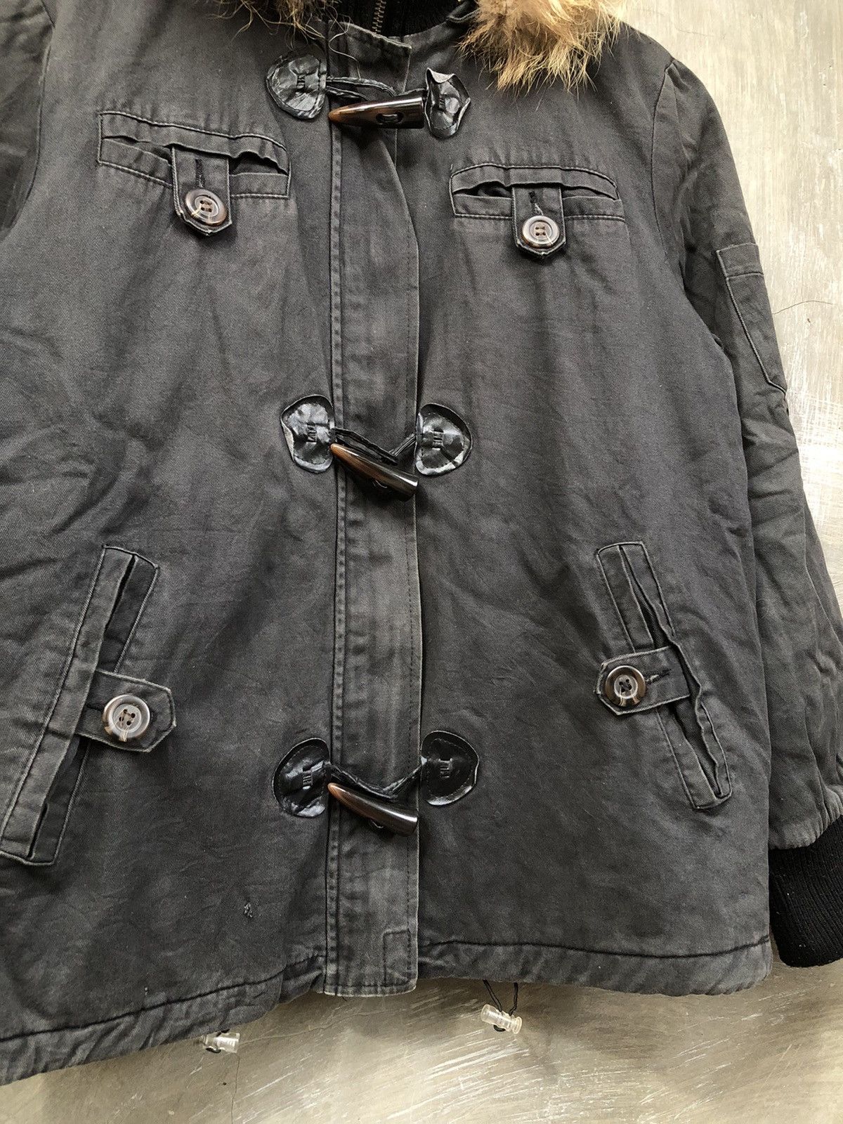 If Six Was Nine × Japanese Brand × Le Grande Bleu (L.G.B.) Unknown Japanese Brand Fur Jacket Size US M / EU 48-50 / 2 - 6 Thumbnail