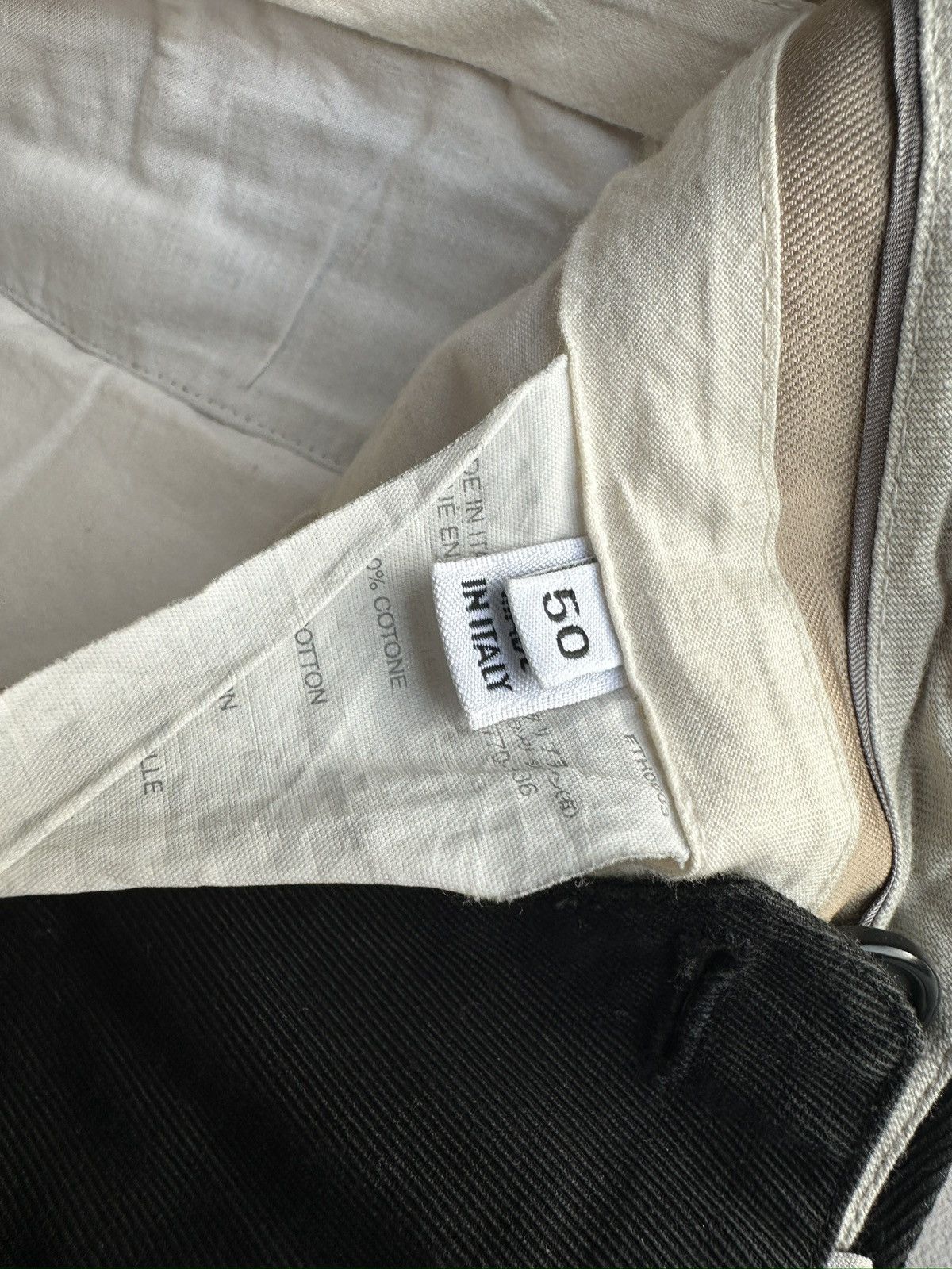 Helmut Lang Helmut Lang Circa 2000 leather trim detail trousers Size US 32 / EU 48 - 10 Thumbnail