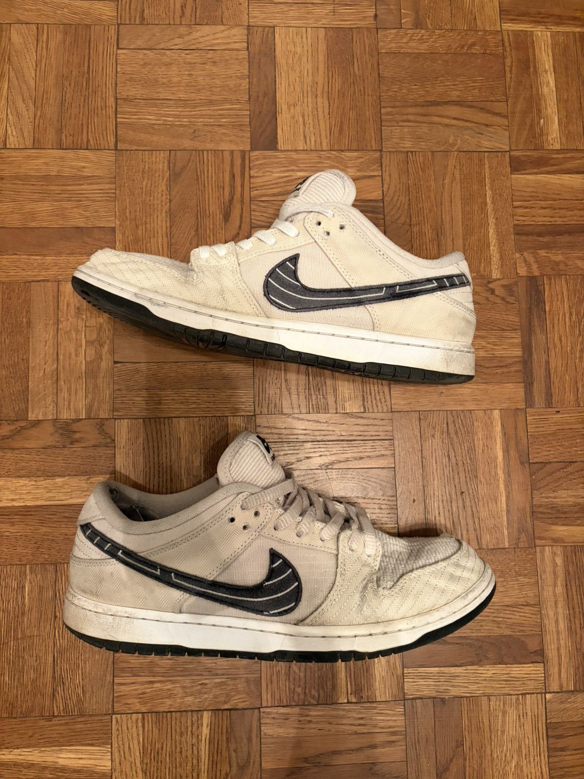 Nike SB Nike dunk sb Albino & Preto Size US 9.5 / EU 42-43 - 3 Thumbnail