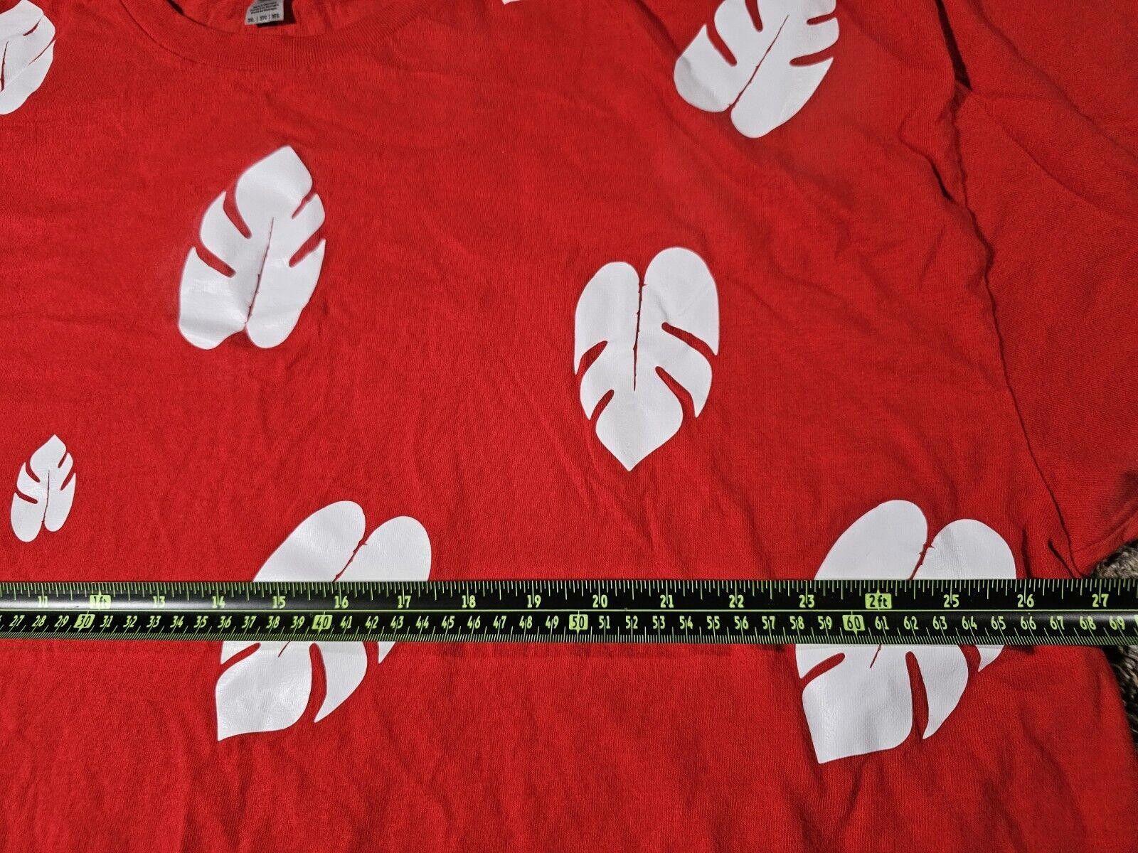 Gildan 3XL Gildan Heavy Cotton leaf leaves red shirt Size US XXL / EU 58 / 5 - 4 Thumbnail