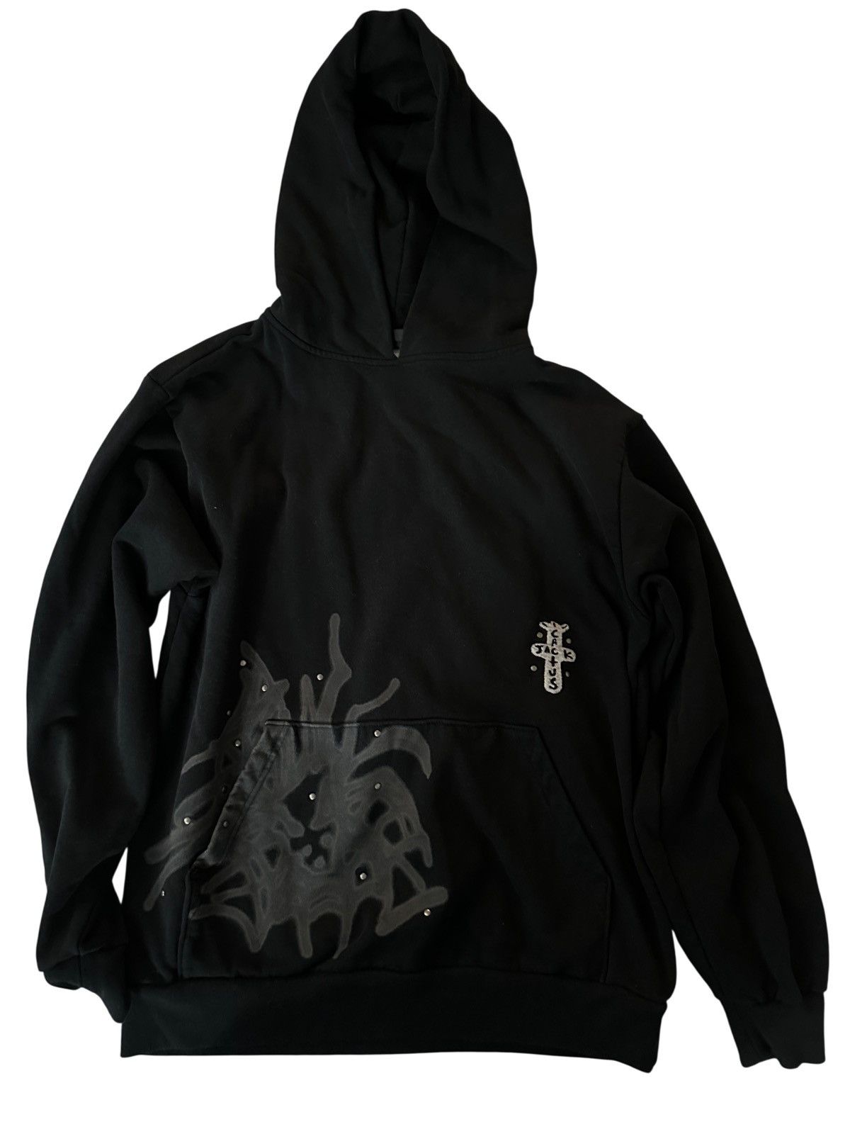Studded pullover hoodie cactus jack