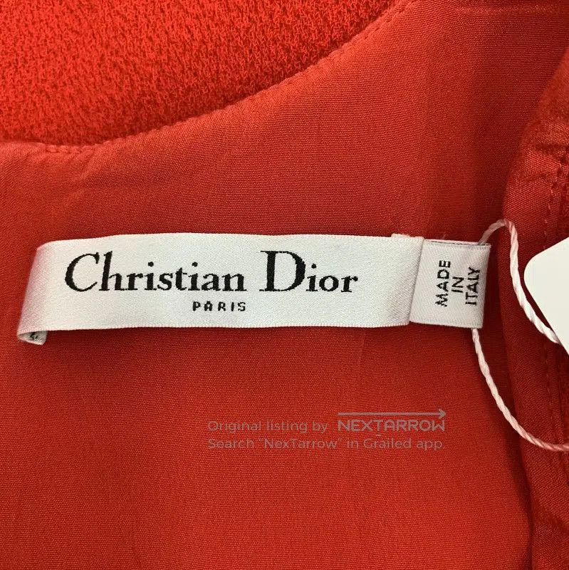 Dior Dior Red Wool Women's Dress . Size M / US 6-8 / IT 42-44 - 5 Thumbnail