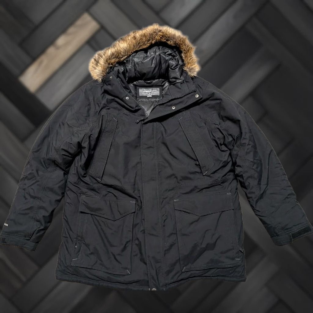 Eddie Bauer Eddie Bauer GOOSE DOWN puffer parka HOODED arctic weatheredge black FAUX FUR 2XL Mens Size US XXL / EU 58 / 5 - 1 Thumbnail