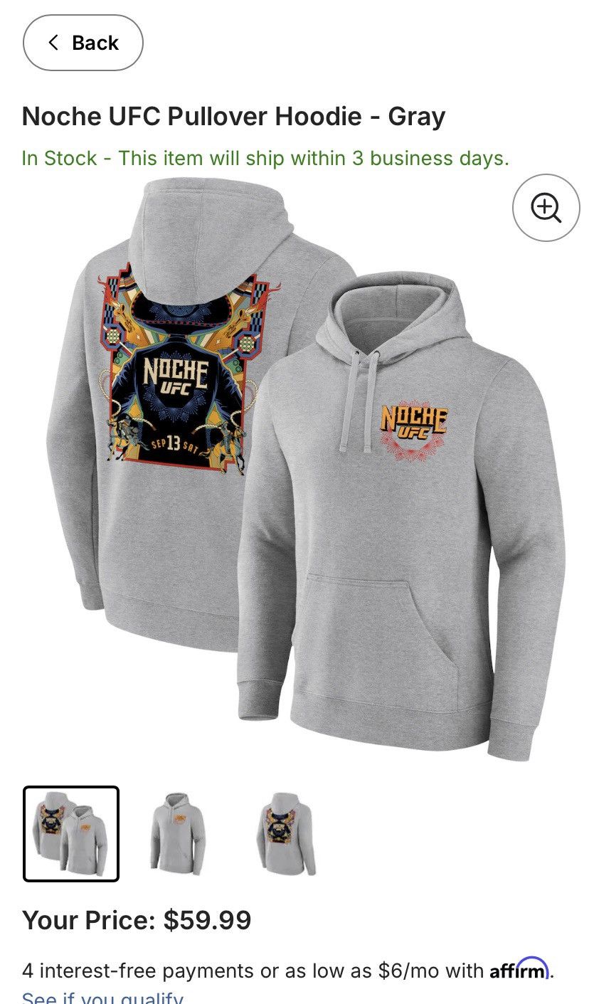 UFC UFC Hoodie Size US L / EU 52-54 / 3 - 2 Thumbnail