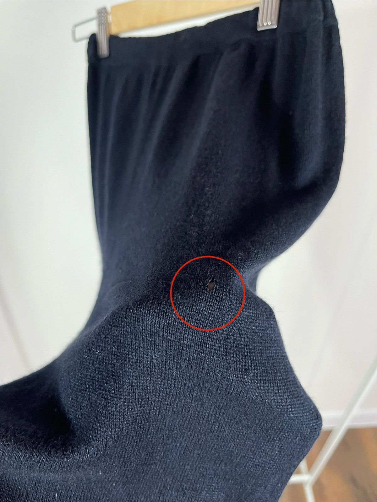 Brunello Cucinelli Brunello Cucinelli Women’s Dark Navy Wool Silk Angora Pants Size 32" / US 10 / IT 46 - 10 Thumbnail