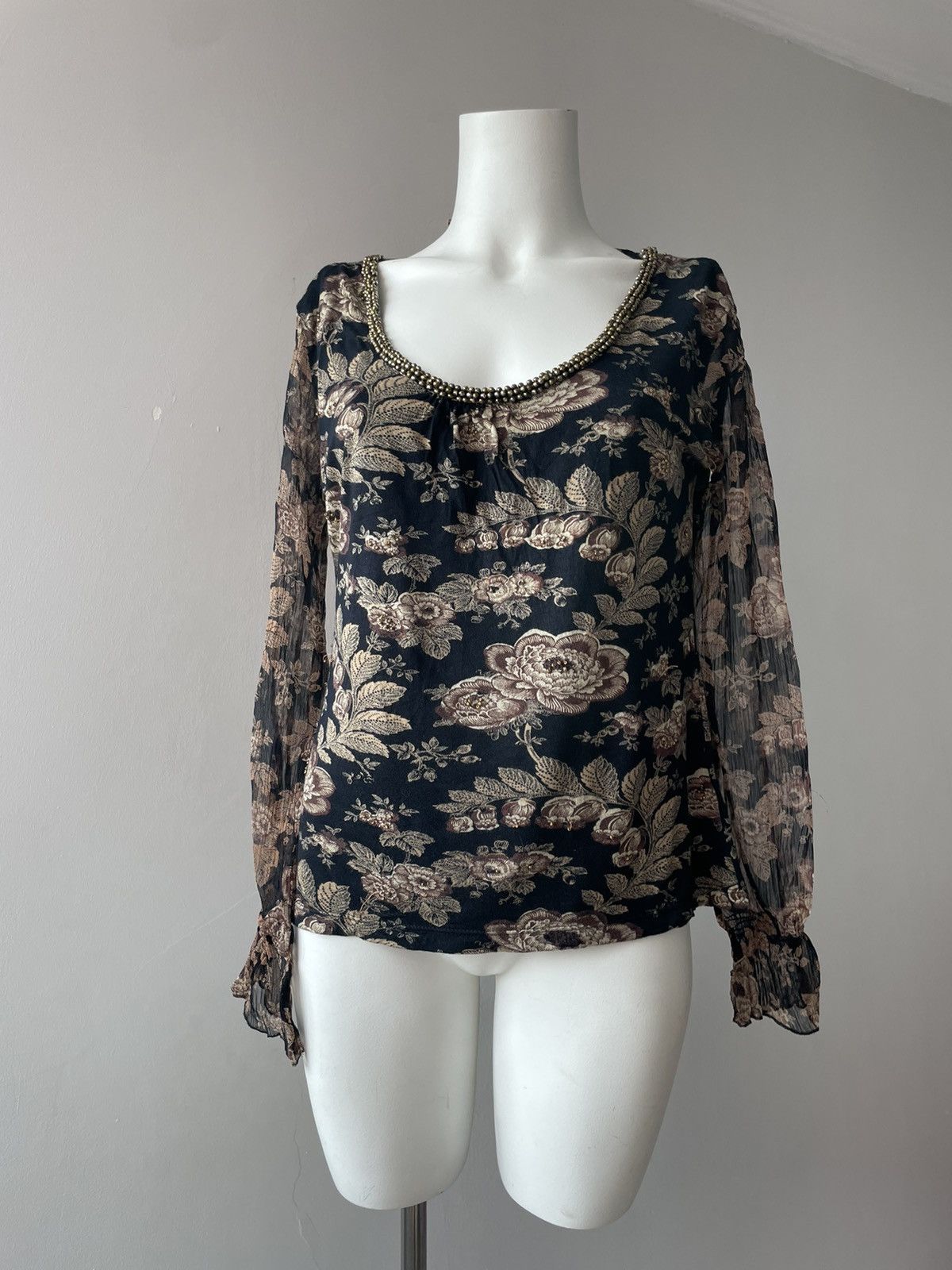 Vintage Derhy blouse Size M / US 6-8 / IT 42-44 - 3 Thumbnail