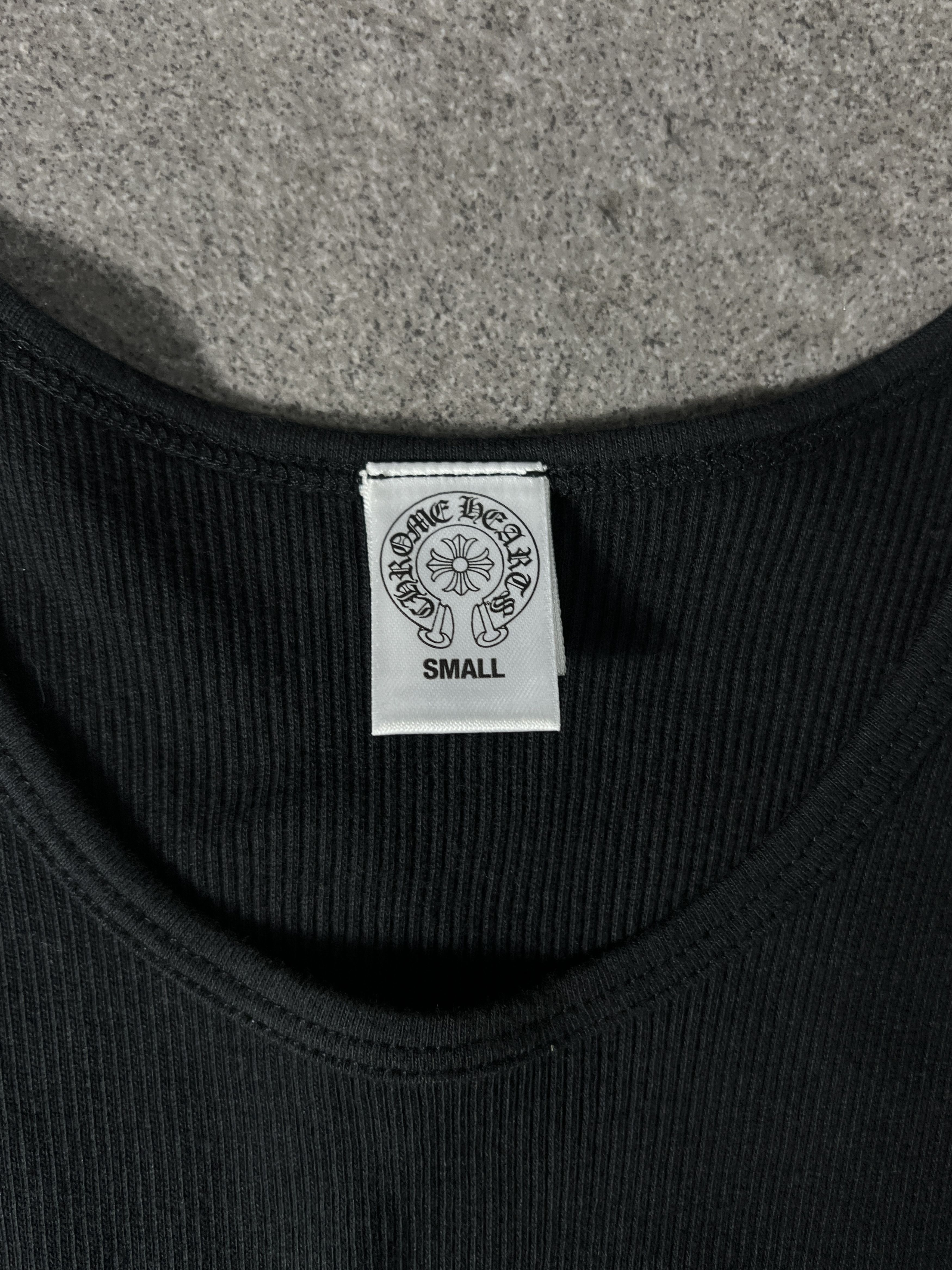 Chrome Hearts Chrome Hearts Rib Tank Top Black Skull Logo USA Size S / US 4 / IT 40 - 3 Thumbnail