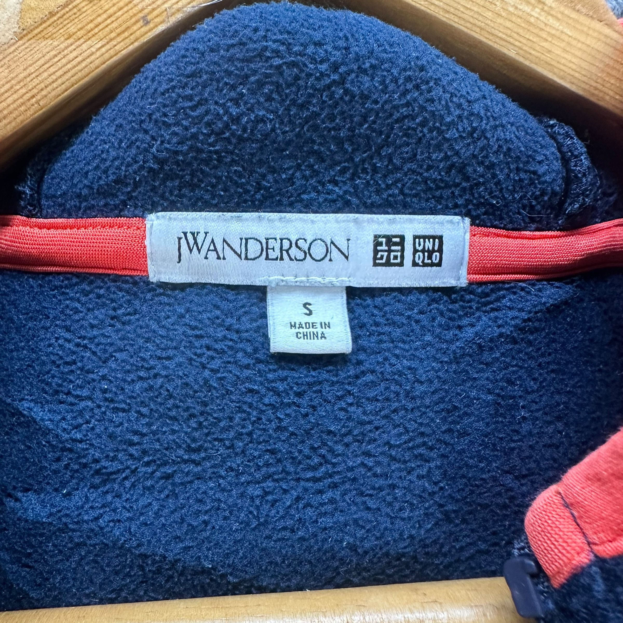 JW Anderson × Uniqlo J.W. Anderson Dark Blue Fleece Zipper Hoodies #8957-42 Size US S / EU 44-46 / 1 - 6 Thumbnail
