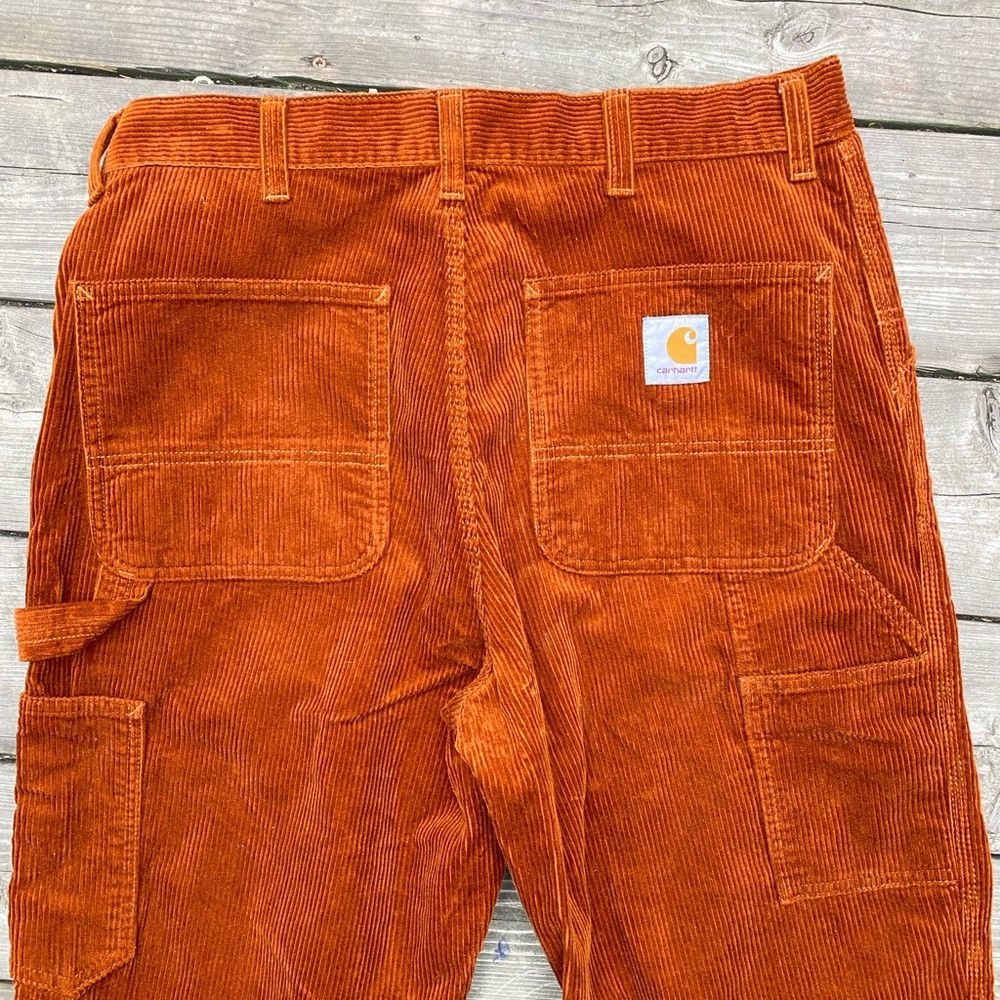 Carhartt Wip RARE Carhartt WIP Single Knee Corduroy Pants - Brandy Orang Size US 32 / EU 48 - 8 Thumbnail