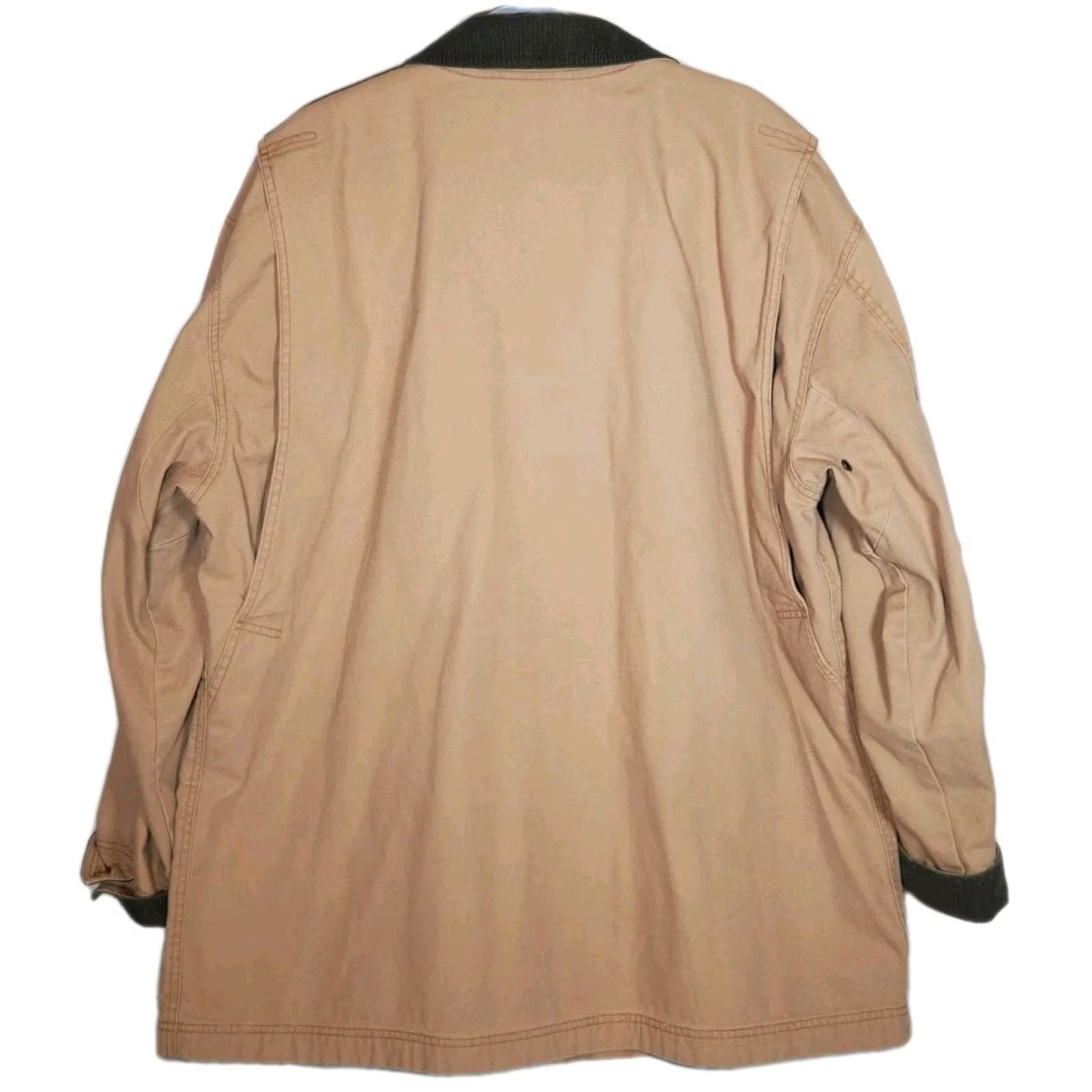 Vintage VINTAGE L.L.Bean Original Field Coat Saddle Canvas Cotton Flannel Lined Corduroy Collar Men 2XL Jacket Size US XXL / EU 58 / 5 - 3 Thumbnail