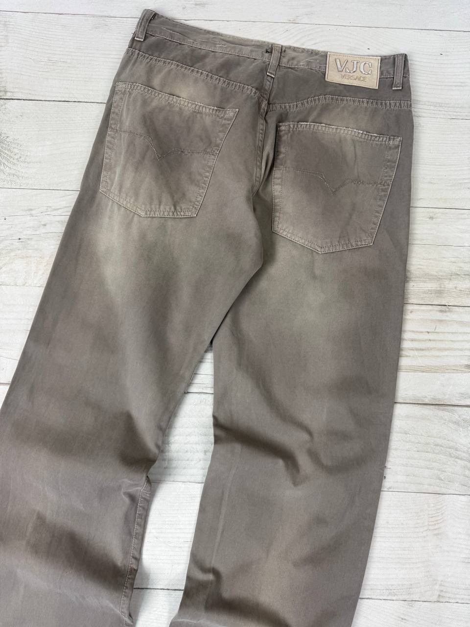 Versace Jeans Couture Vintage Versace Jeans Couture Baggy Big Logo Denim Pants 90s Size US 36 / EU 52 - 16 Thumbnail