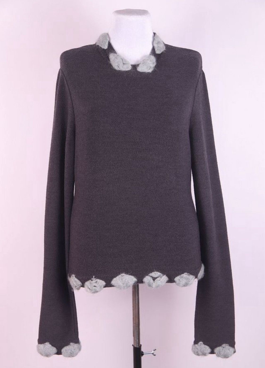 Dior Christian Dior Galliano 2000 Mohair Wool Distressed Sweater Size M / US 6-8 / IT 42-44 - 1 Thumbnail