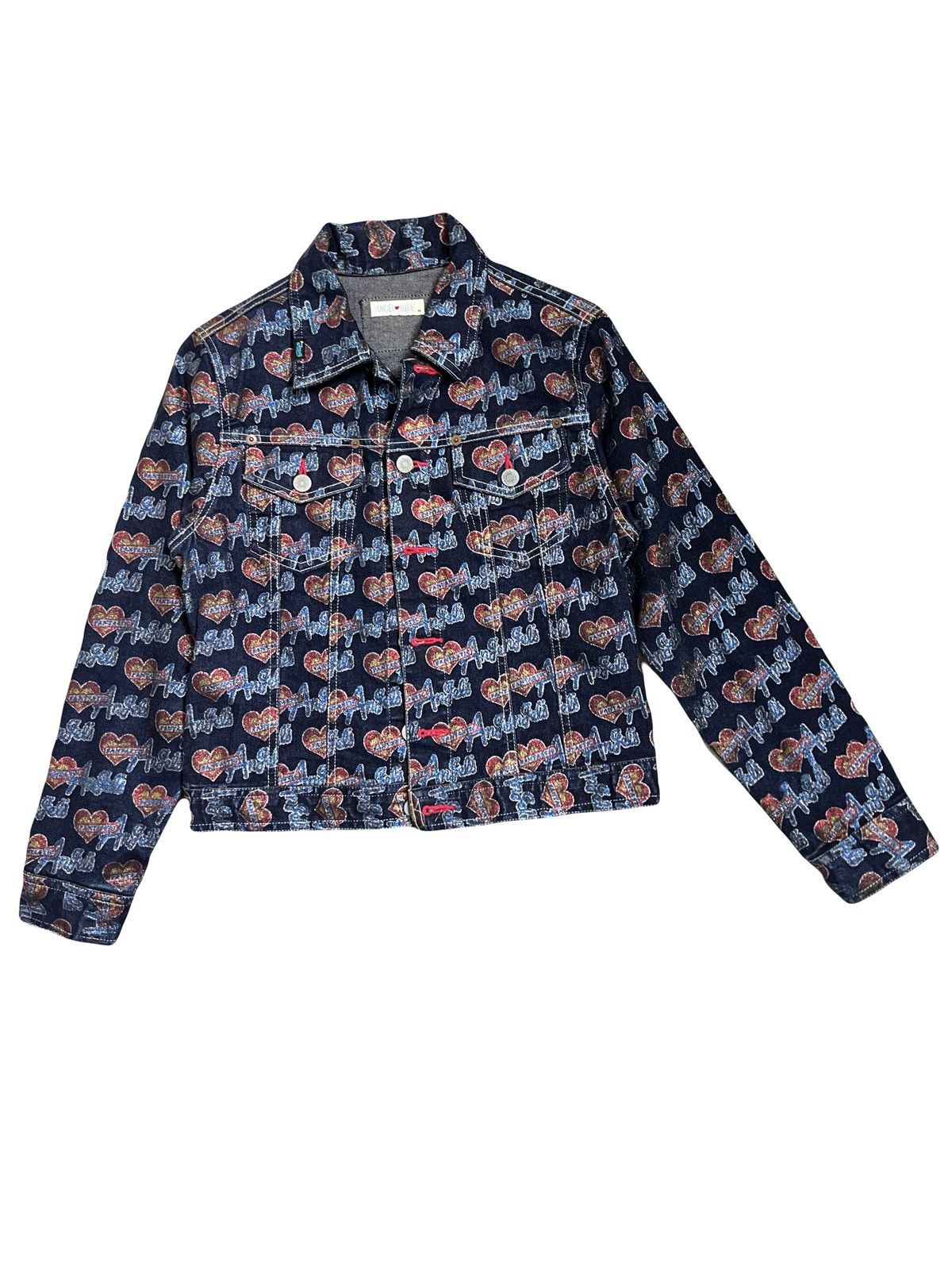Angel Blue Angel Blue Y2k glitter denim jacket 💙♥️ Size M / US 6-8 / IT 42-44 - 1 Thumbnail