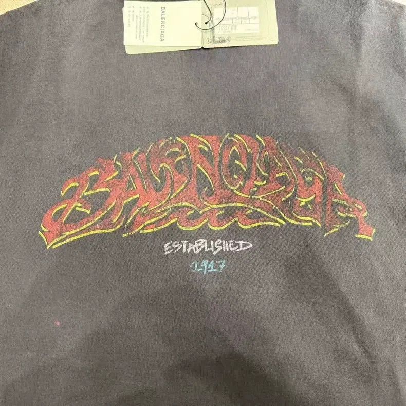 Balenciaga Balenciaga Solid color pattern print short-sleeve - Black Size US M / EU 48-50 / 2 - 5 Thumbnail