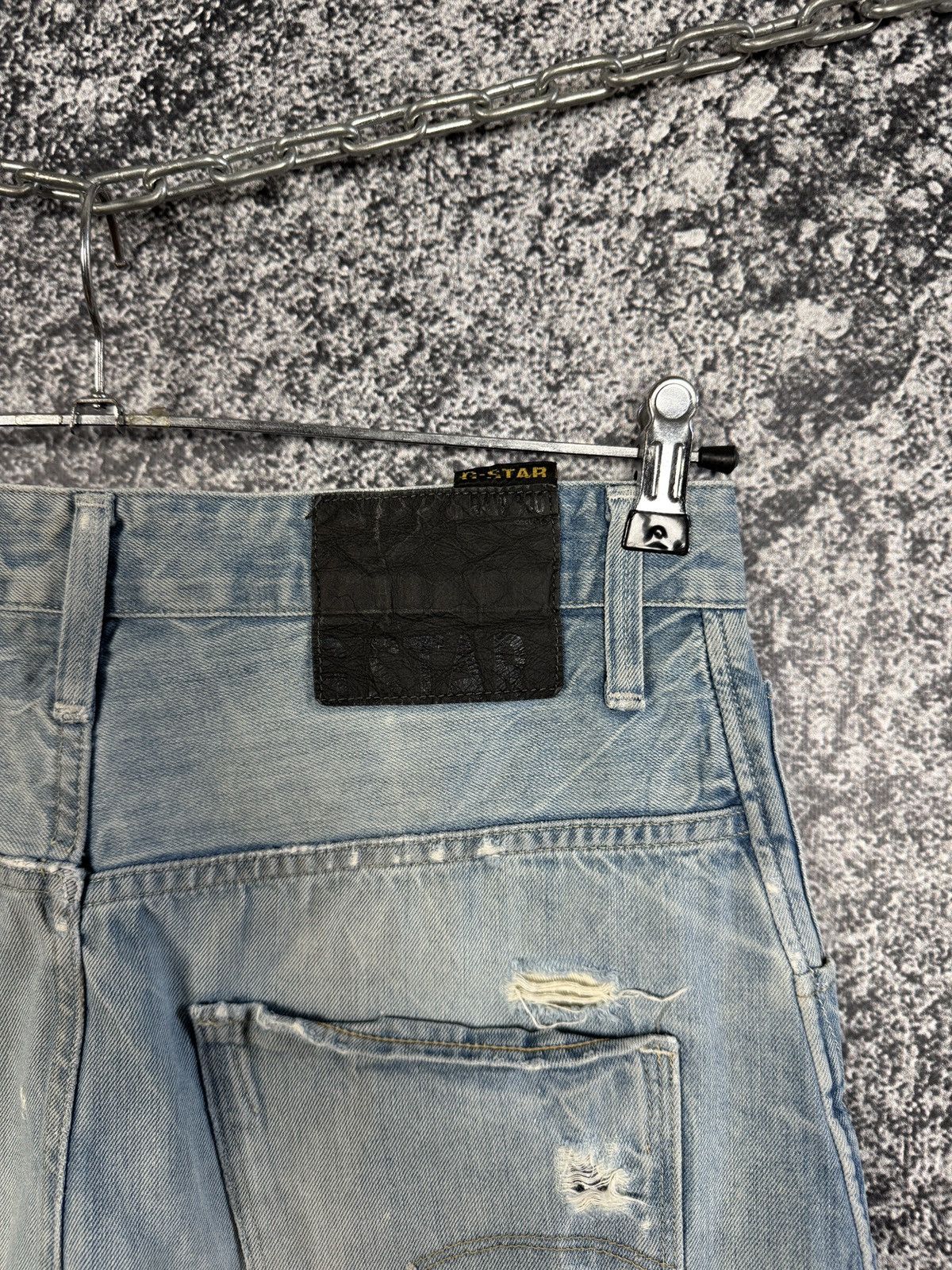 G-Star G-Star RAW Arc 3D Loose Tapered Jeans Distressed Italy Sz 30 Size US 30 / EU 46 - 17 Thumbnail